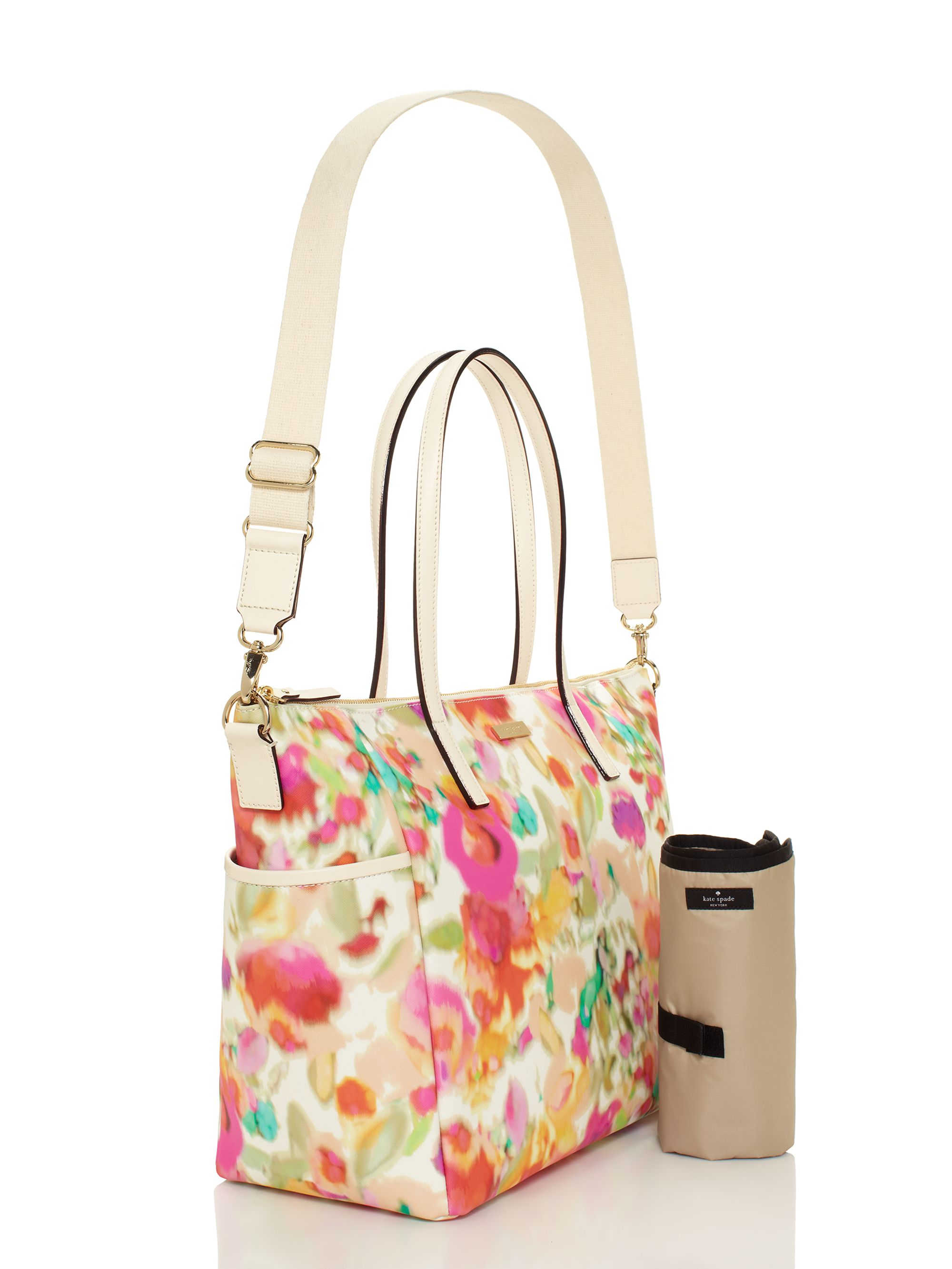 kate spade floral diaper bag