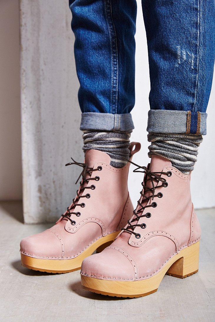 swedish hasbeens lace up boots