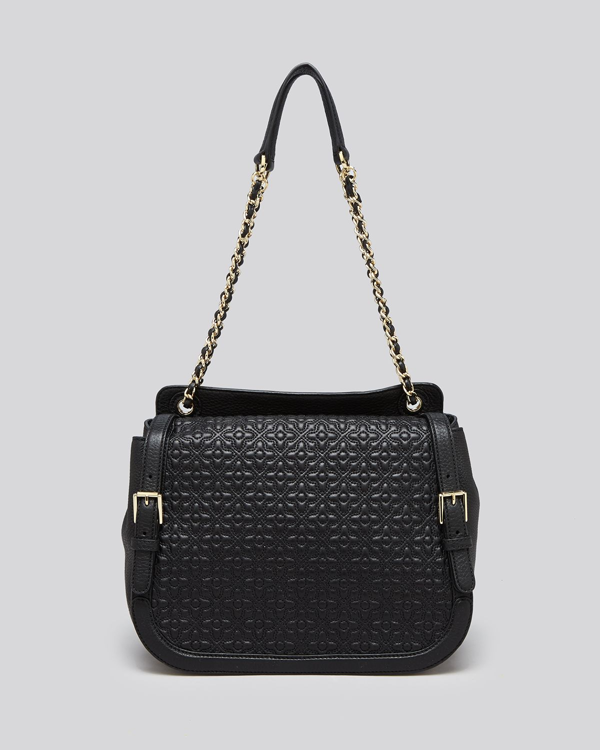 Lyst - Tory Burch Shoulder Bag - Bloom Quilted in Black