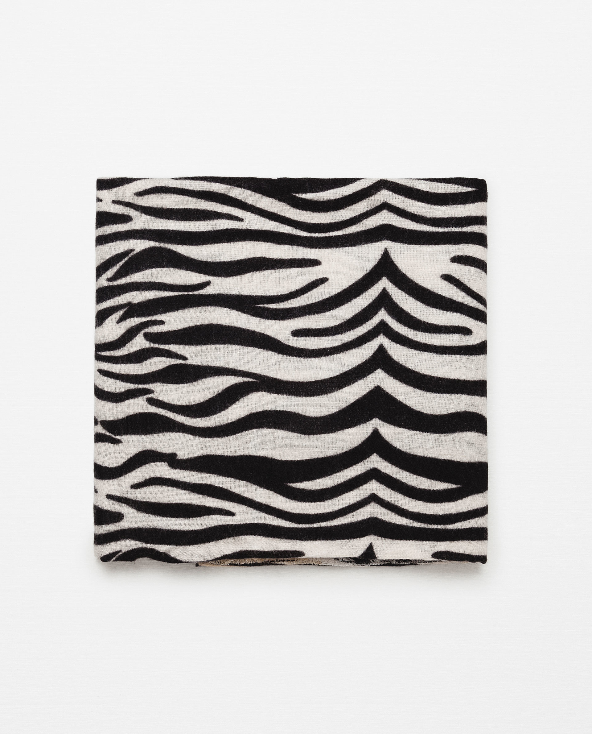 Zara Zebra Print Scarf in Animal (Zebra) Lyst