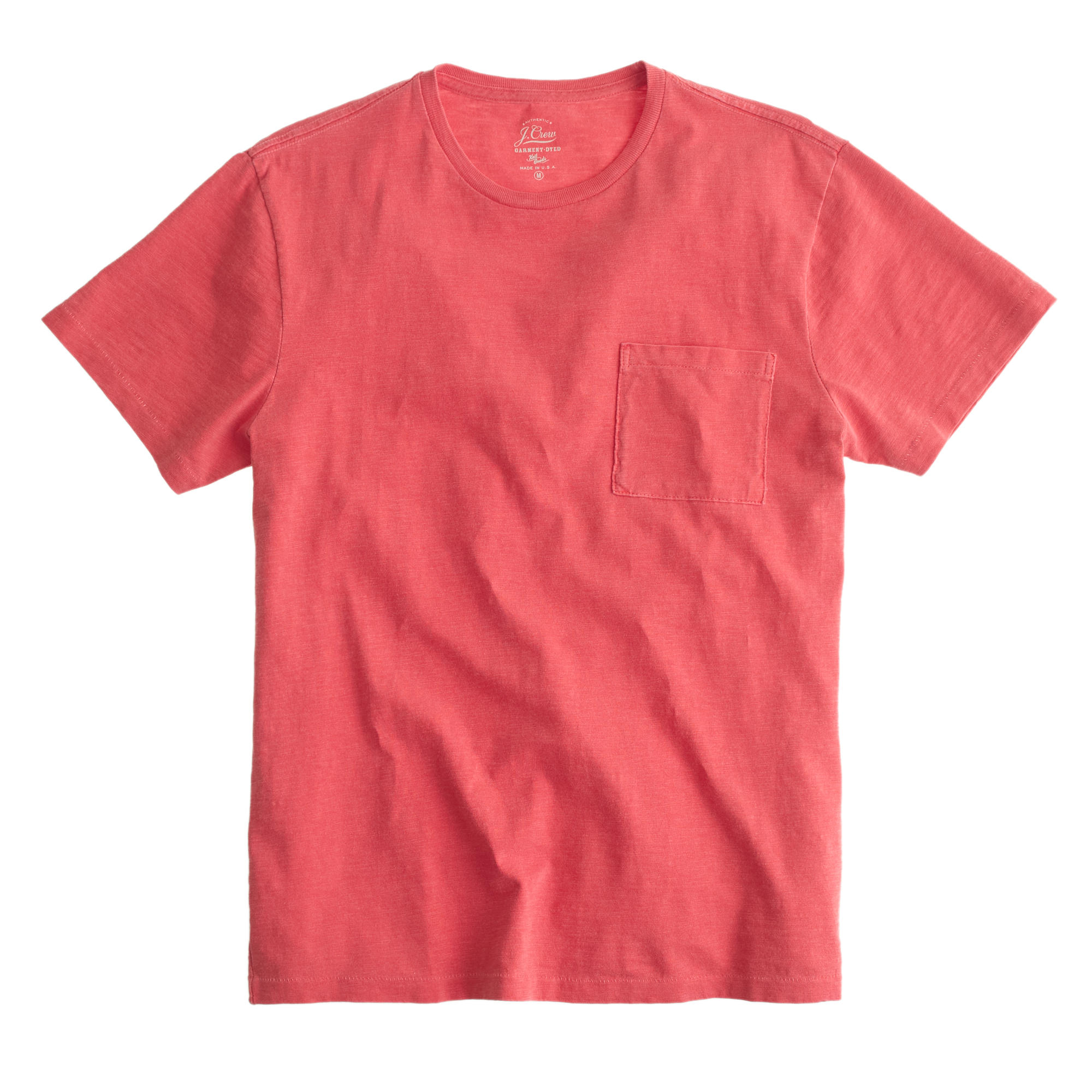 J.crew Garment-dyed T-shirt in Orange for Men (lodge orange) | Lyst