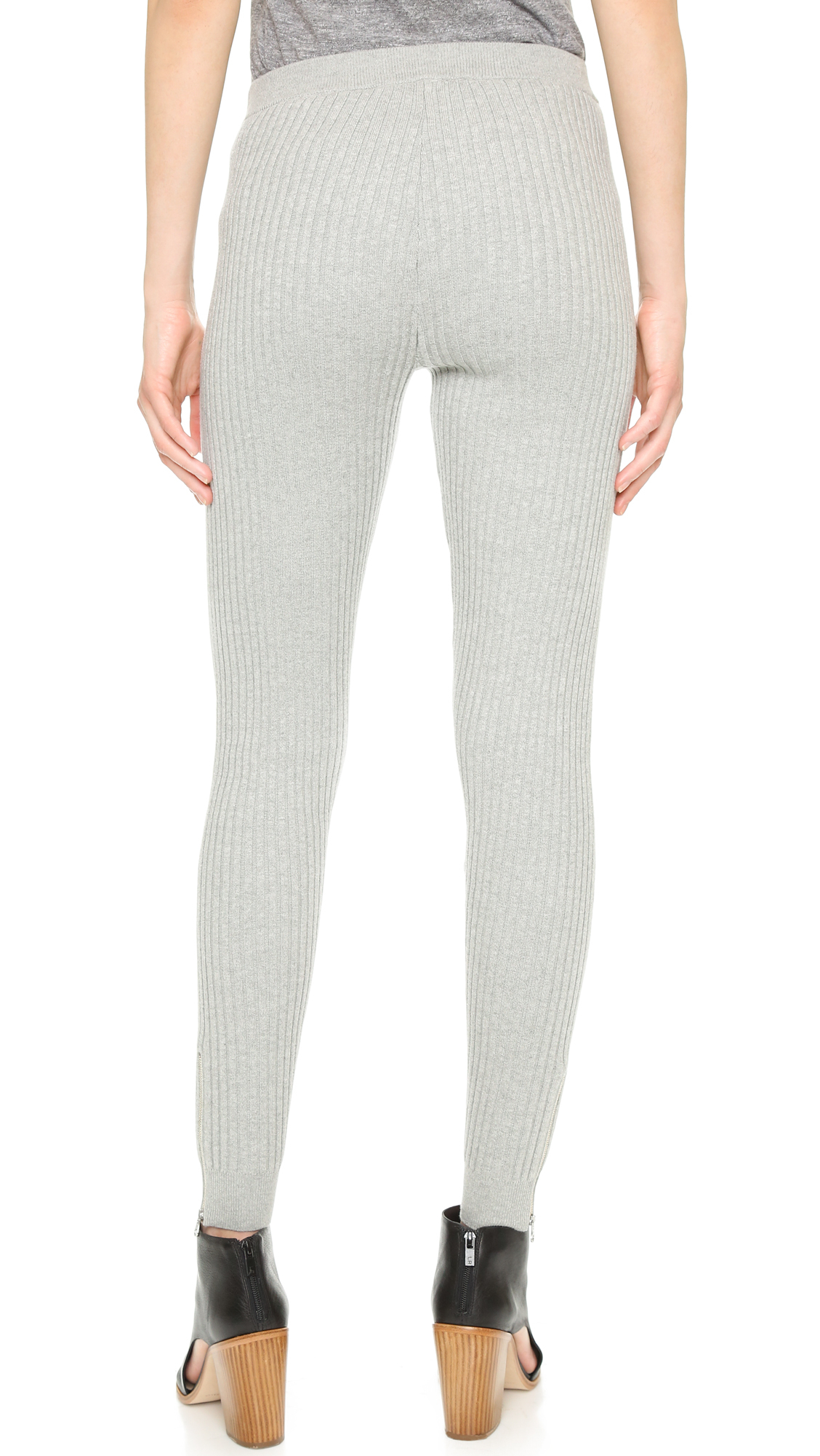Designers Remix Ribly Leggings Light Grey Melange in Gray Lyst