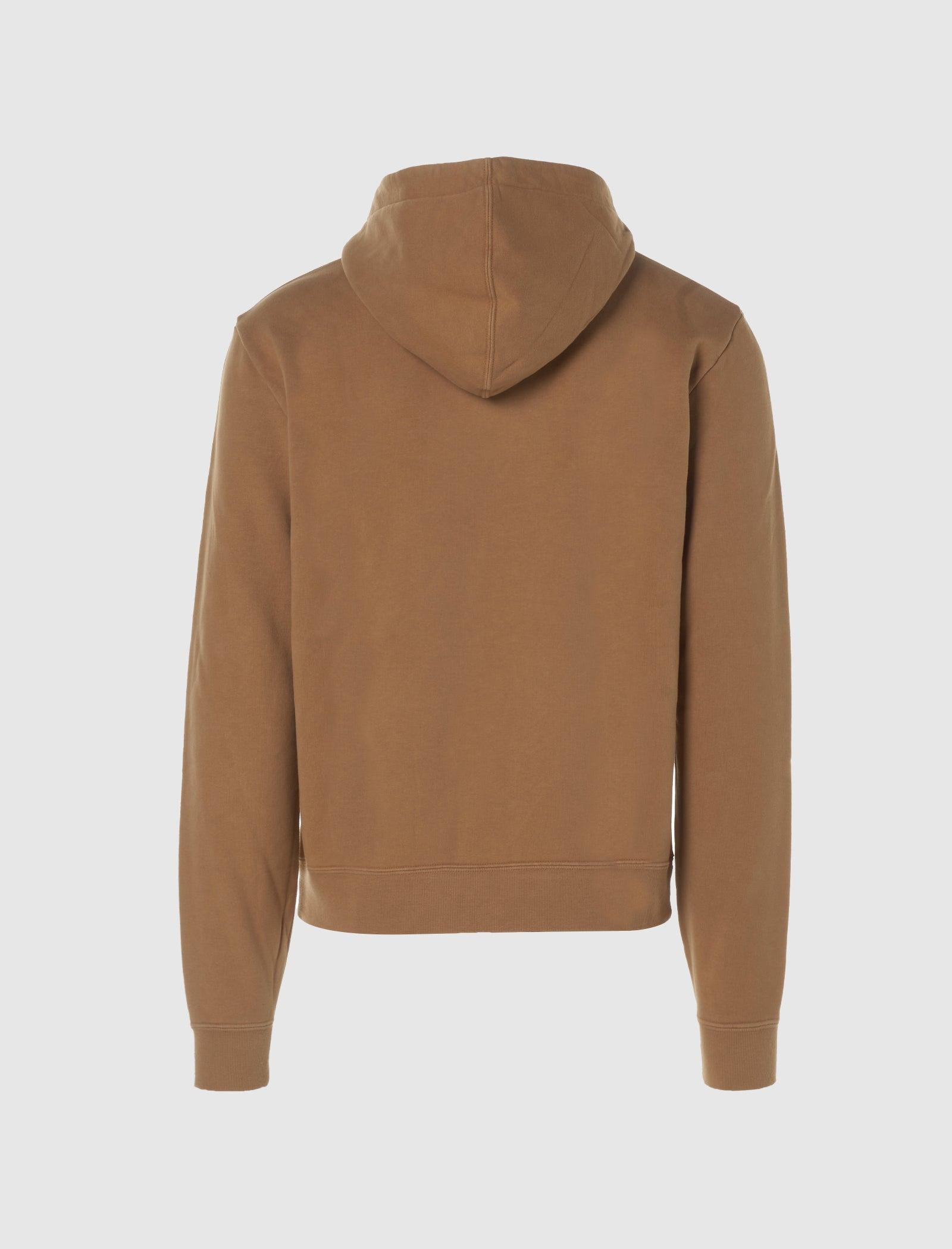 Saint Laurent Ysl Hoodie in Brown for Men | Lyst