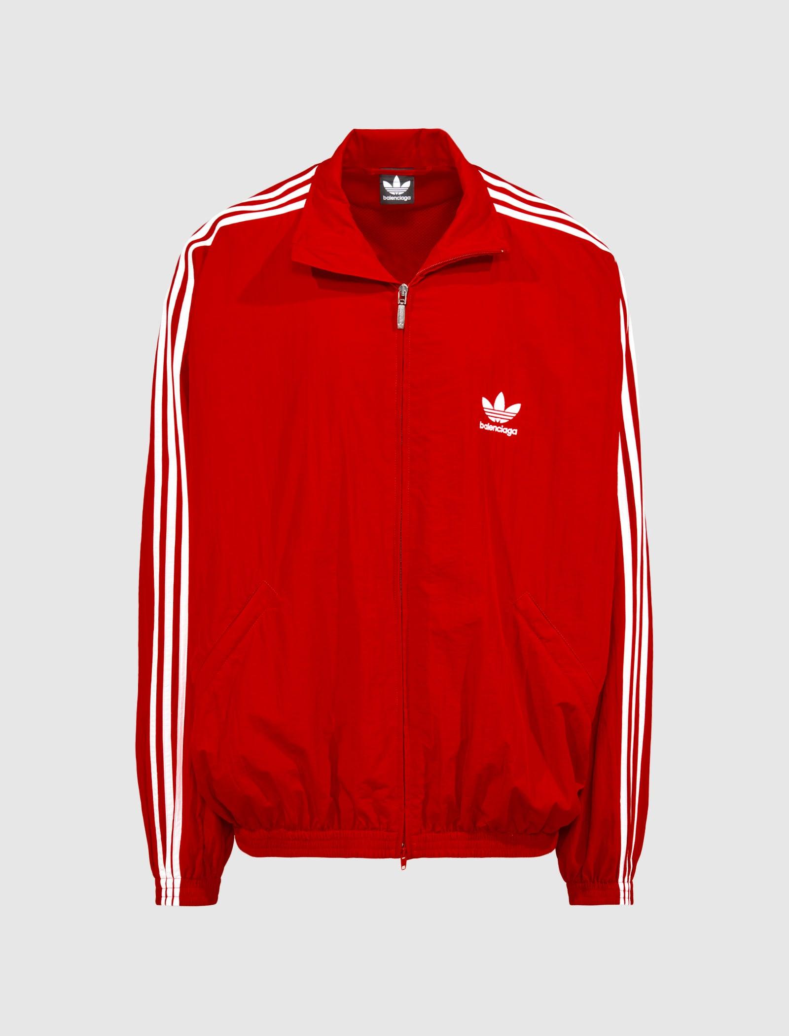 Balenciaga Adidas Tracksuit Jacket in Red for Men | Lyst