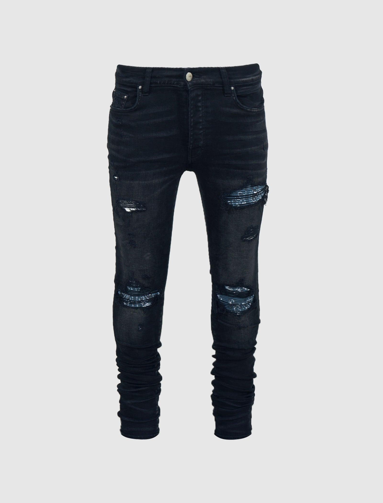 Amiri Bandana Mx1 Denim in Blue for Men Lyst