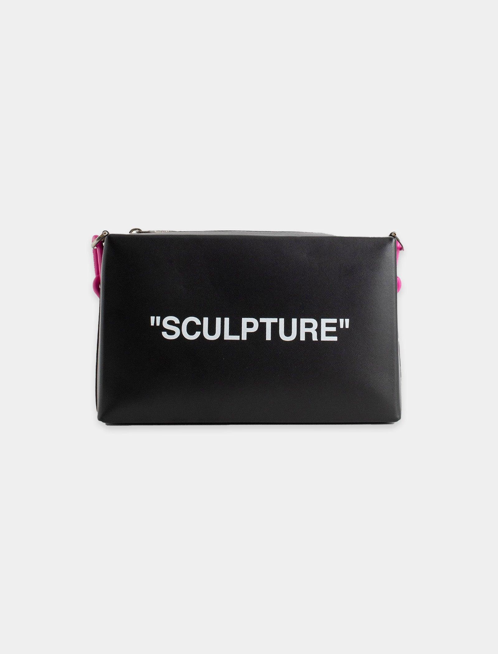 Off-White c/o Virgil Abloh Block Pouch Quote Bag in Black