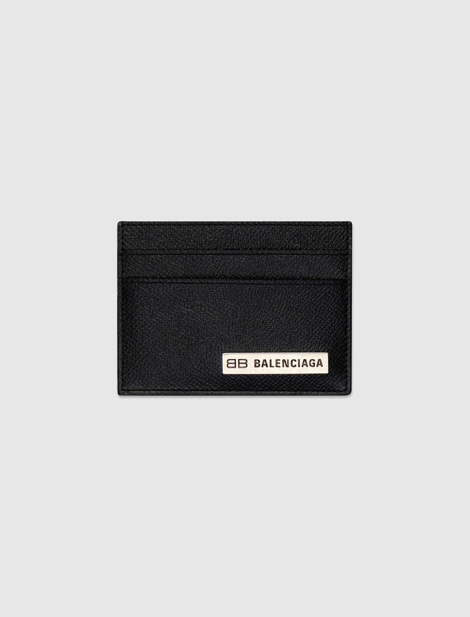 新品★Balenciaga  Plate Card Holder Black