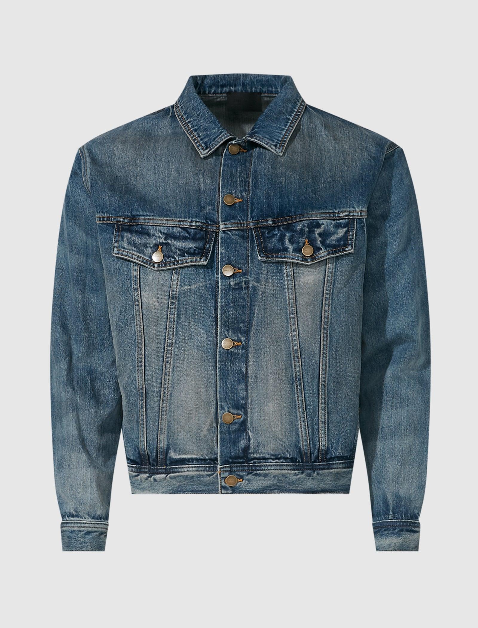 Fear Of God Denim Trucker Jacket in Blue for Men | Lyst