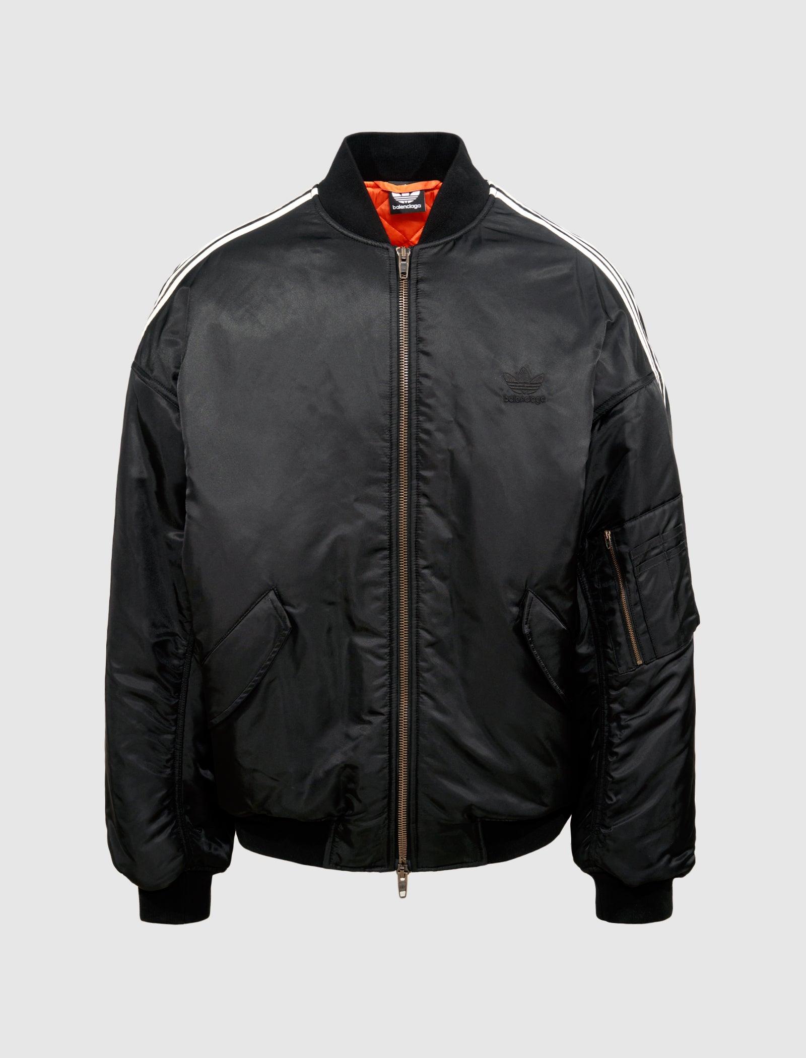 Balenciaga Adidas Bomber Jacket in Black for Men | Lyst