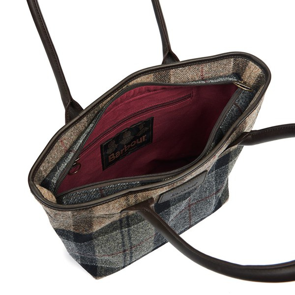 Lyst Barbour Dee Tartan Handbag In Blue Gallery