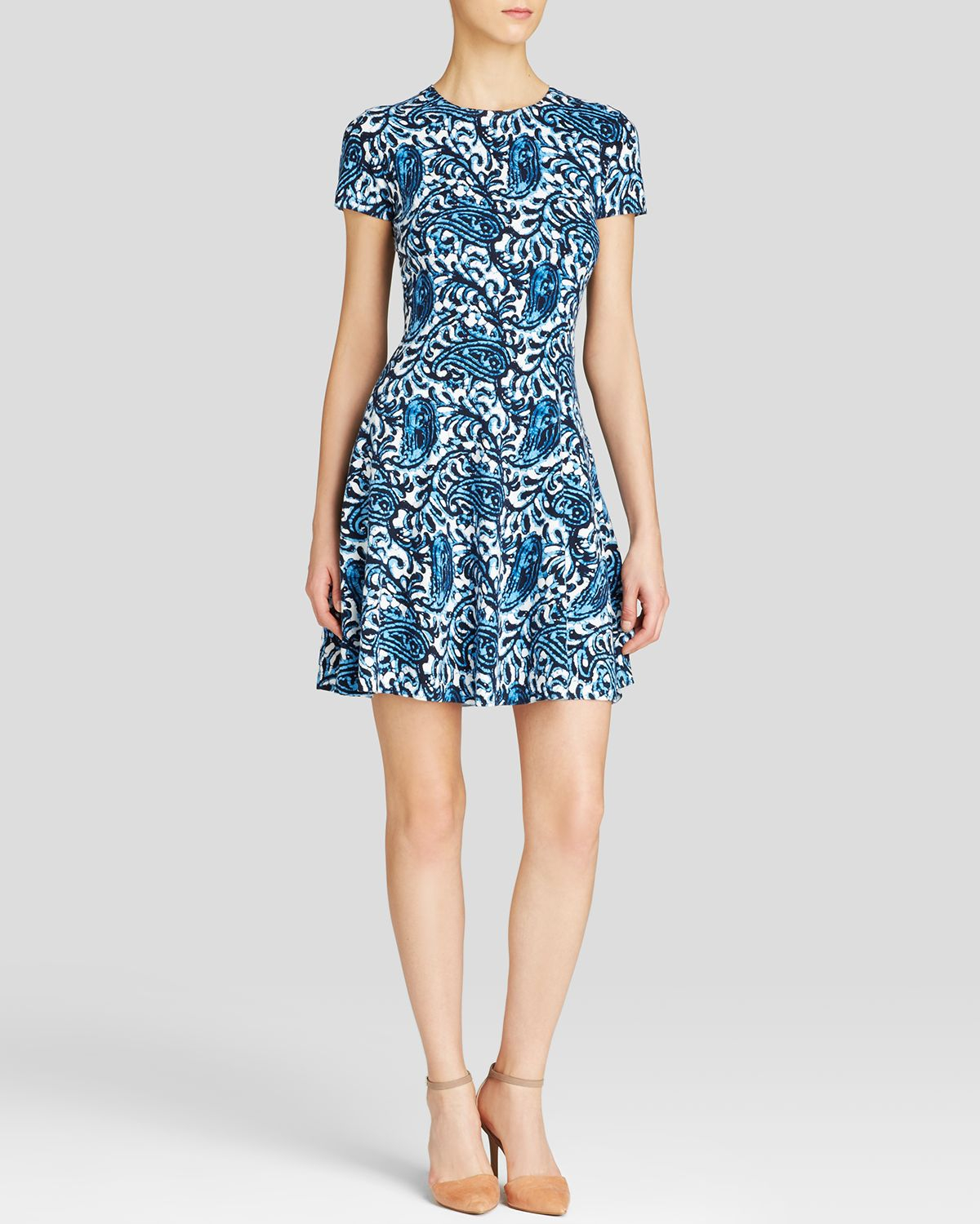 michael kors paisley print dress
