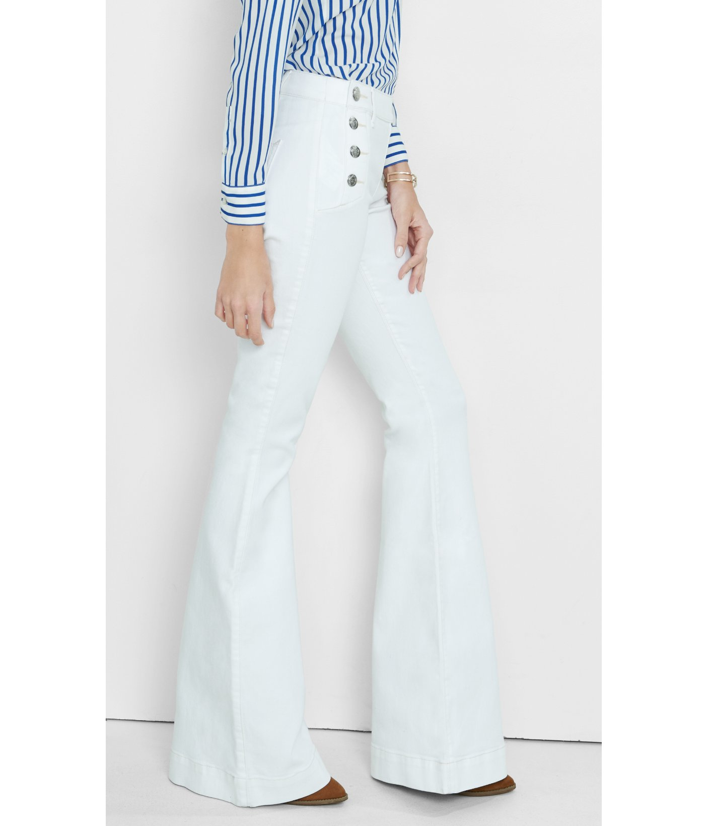 express bell flare mid rise jeans