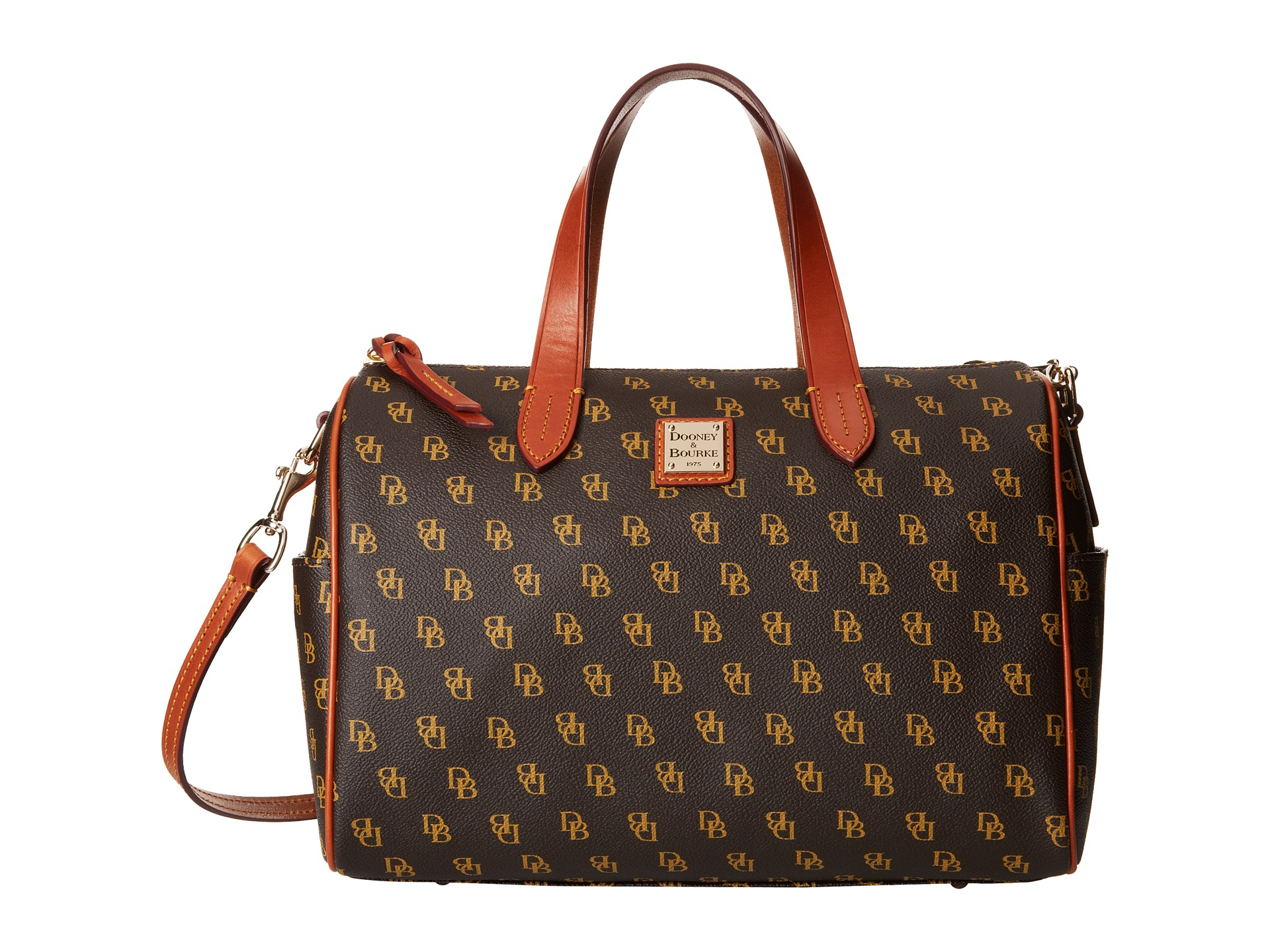 Dooney & Bourke Gretta Olivia Satchel in Brown Lyst