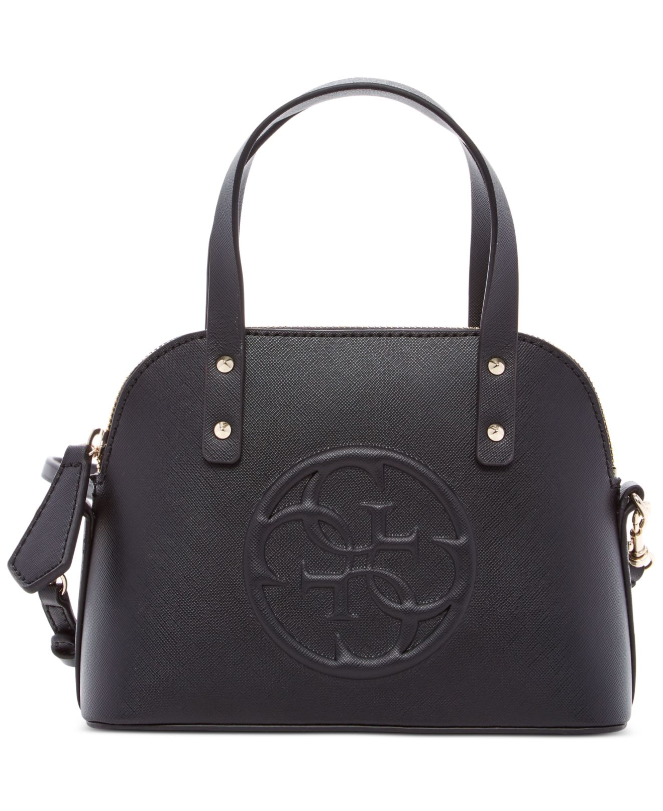 Guess Korry Petite Dome Satchel in Black - Lyst
