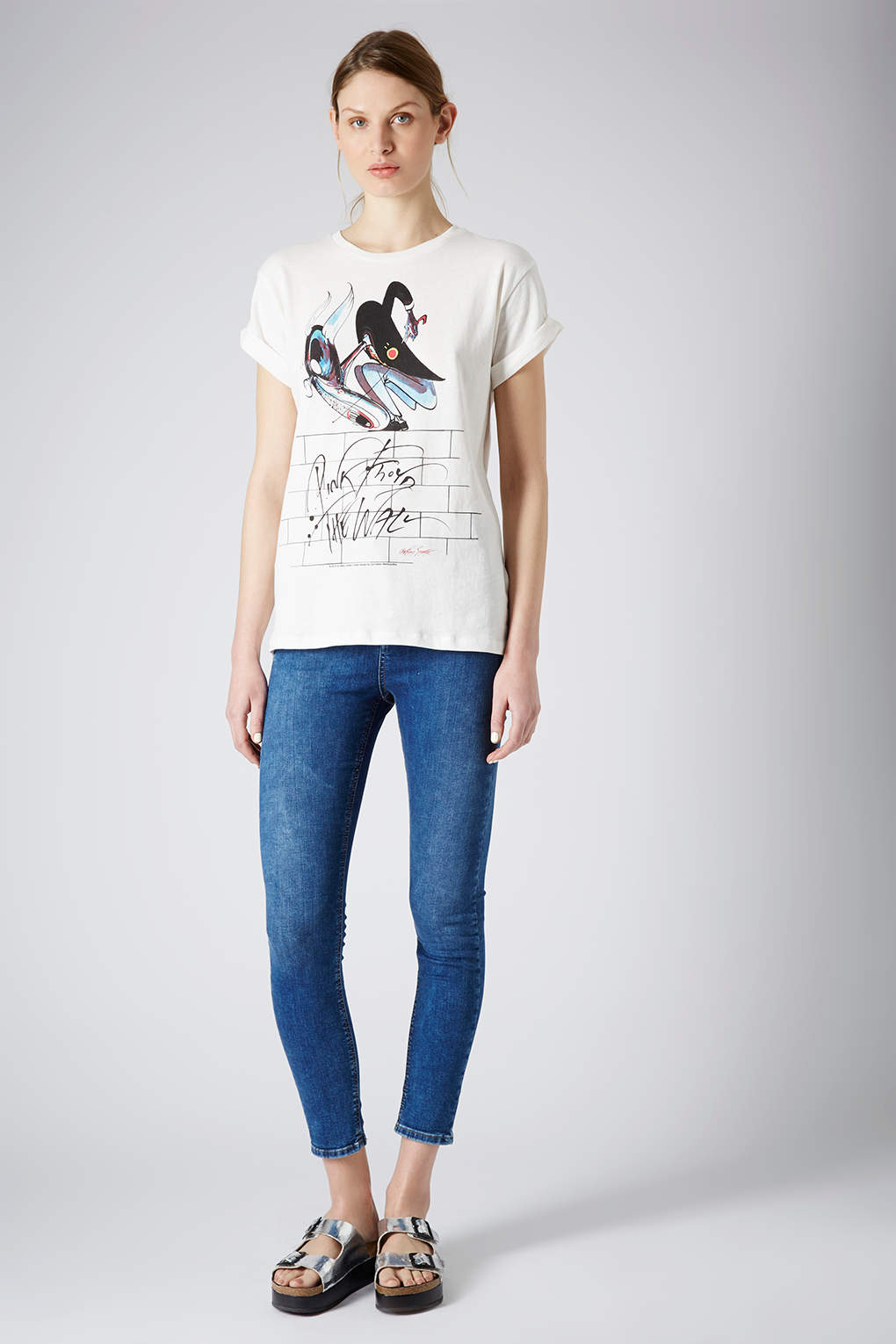 Lyst Pink Floyd Tee By and Finally in White