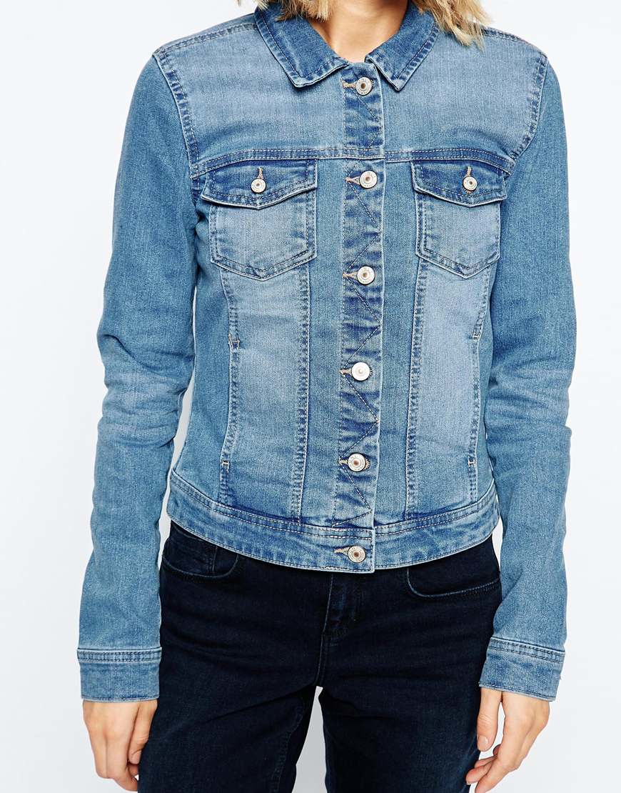 only blue denim jacket