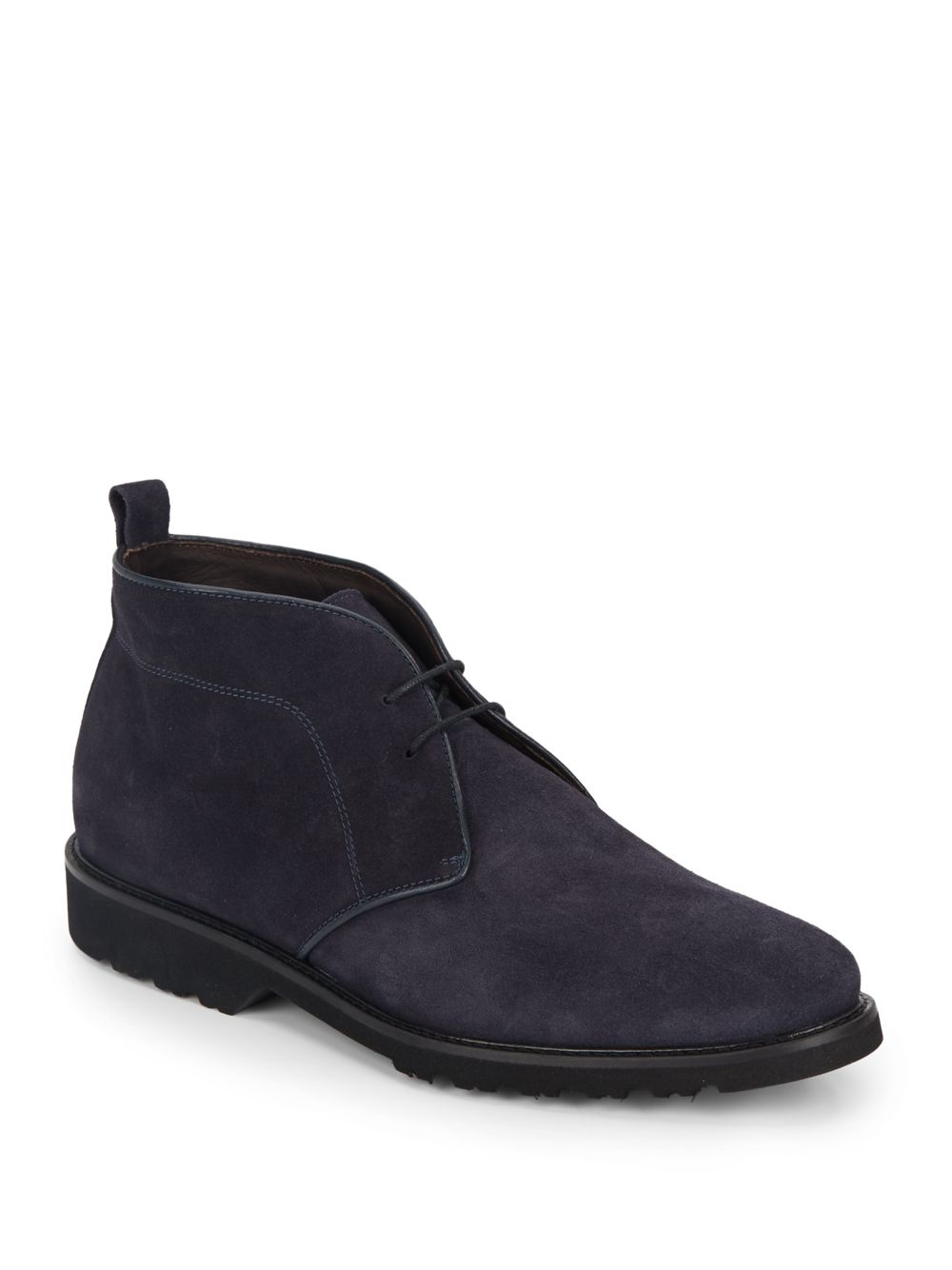 Bruno magli Wender Suede Chukka Boots in Blue for Men | Lyst