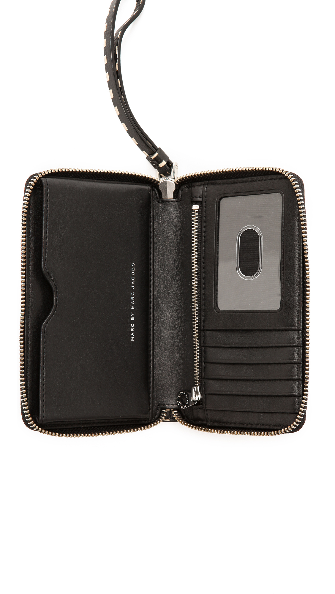 Lyst Marc By Marc Jacobs Zip Around Wallet in Black