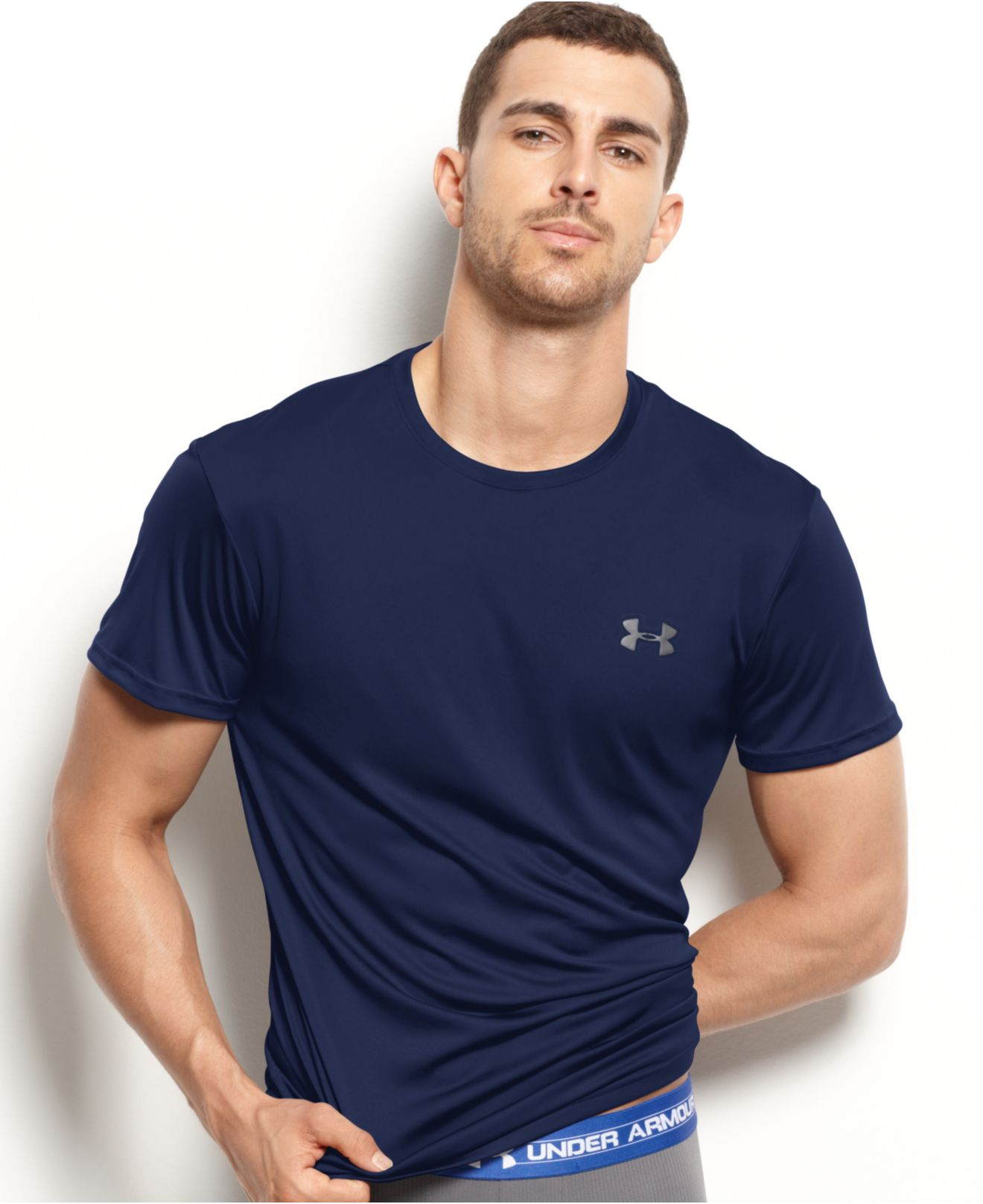 under armour navy blue t shirt