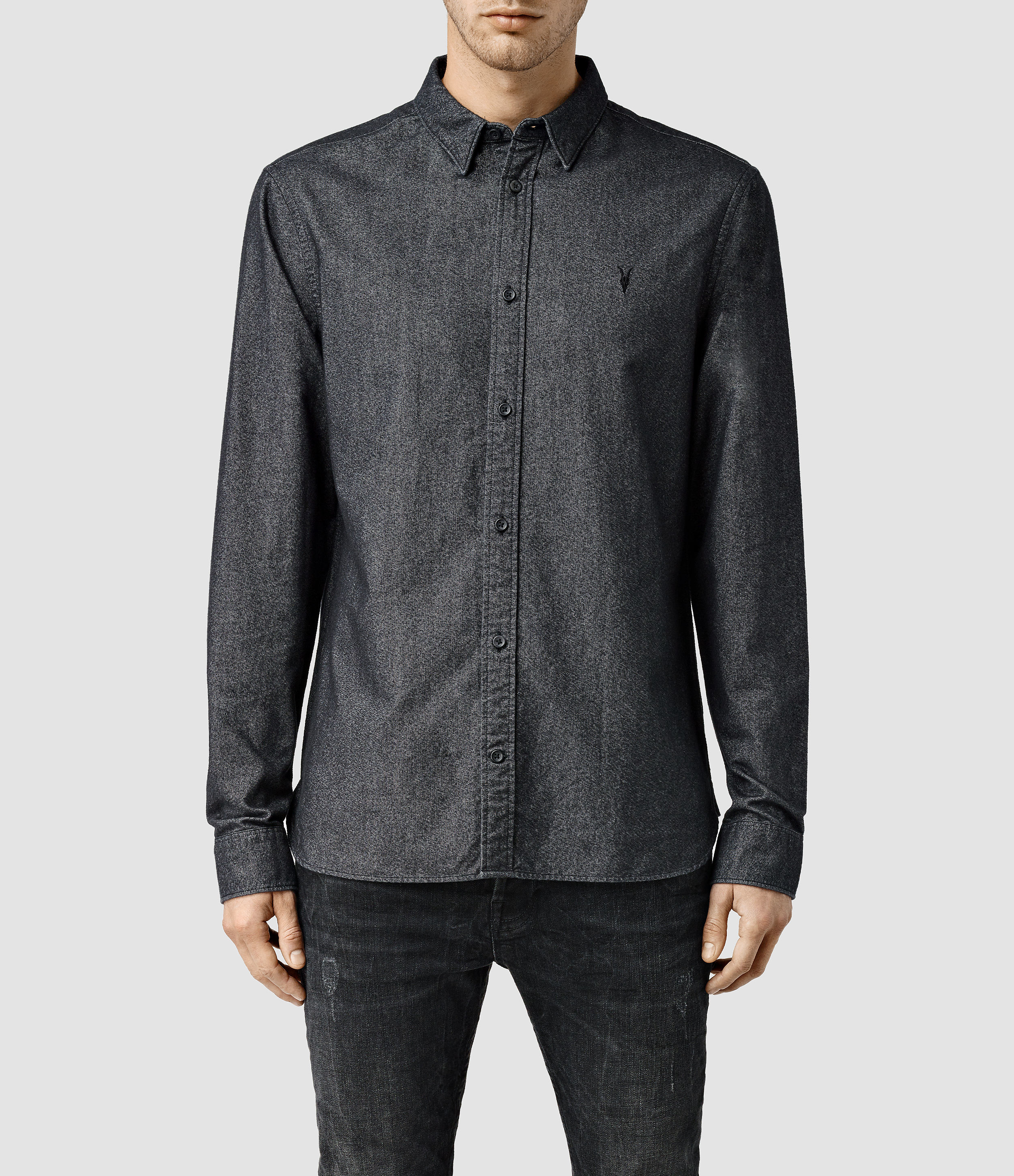 The Foundry Mens Classic Fit Short Sleeve Shirt Coral