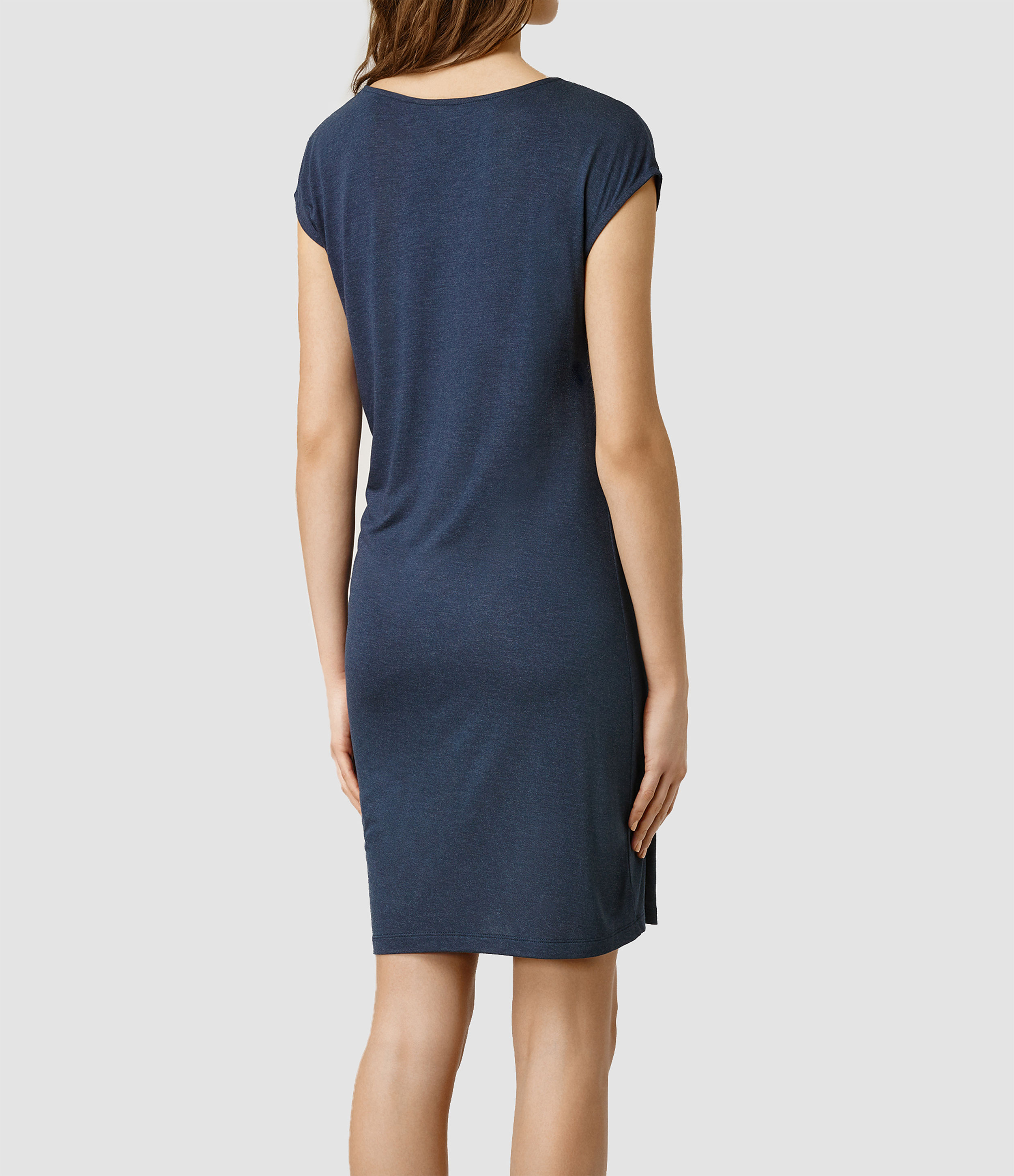 all saints blue dress