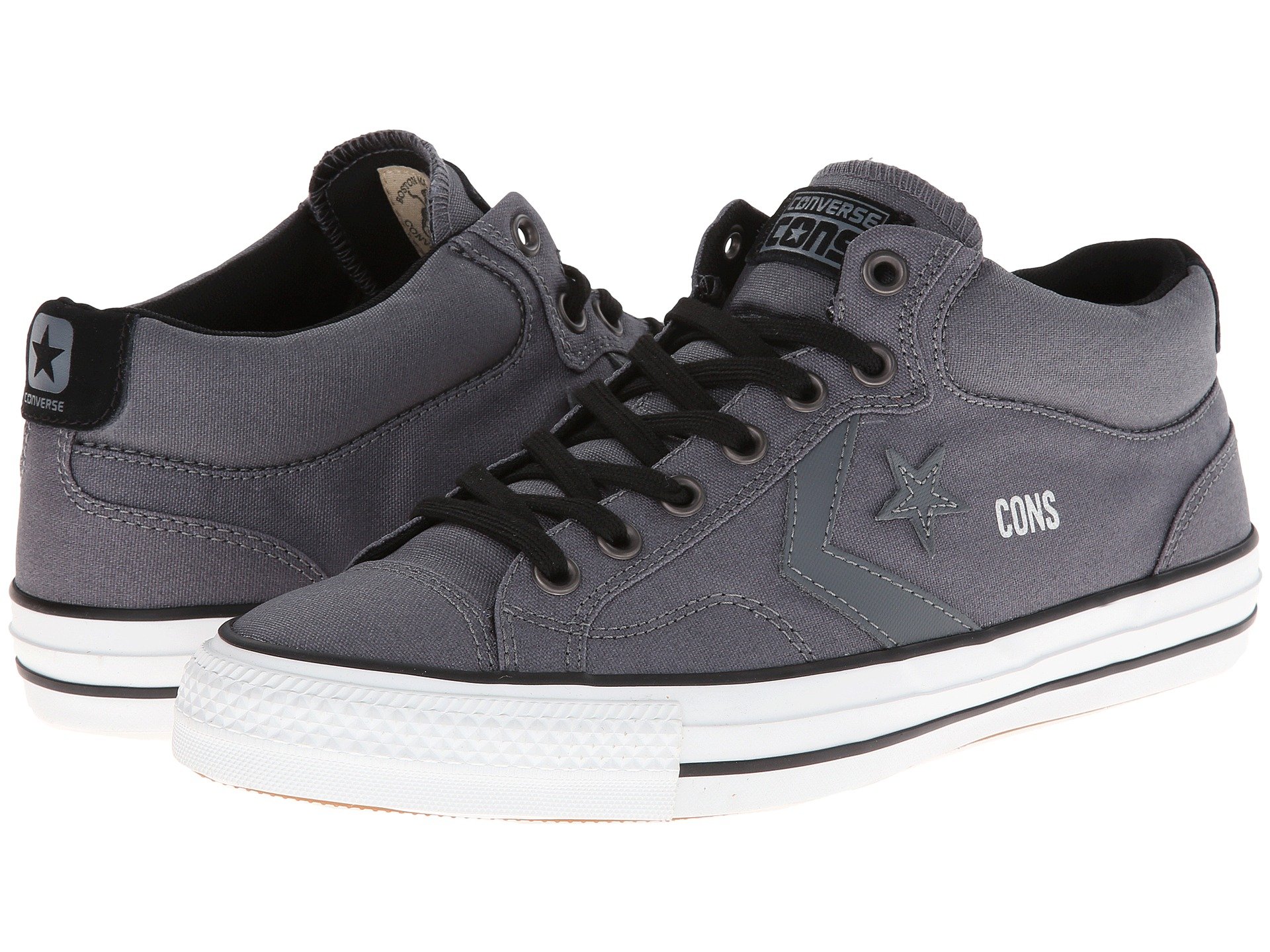 Converse Star Player Pro Mid in Gray for Men - Lyst