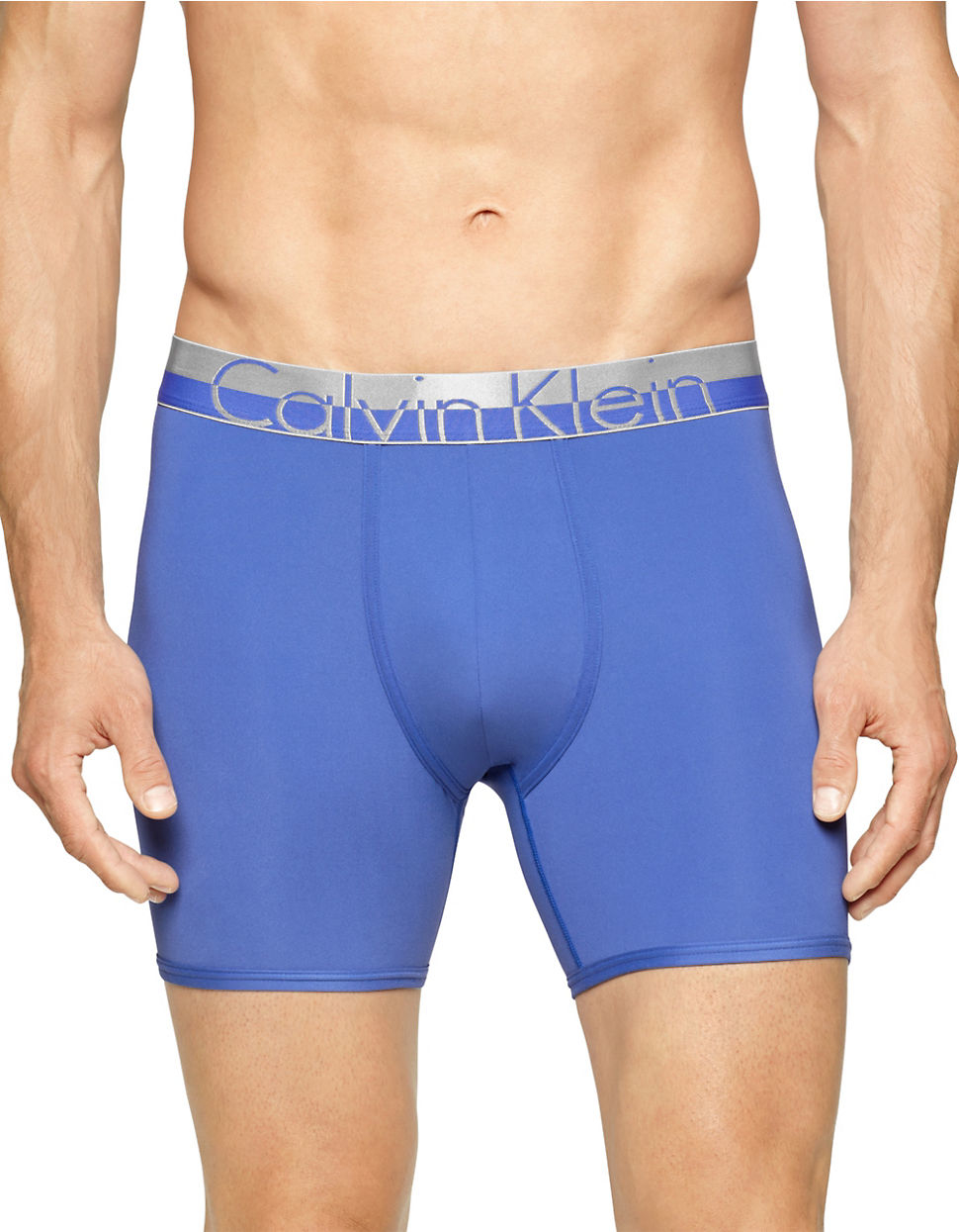 Lyst - Calvin Klein Microfiber Boxer Briefs in Blue for Men