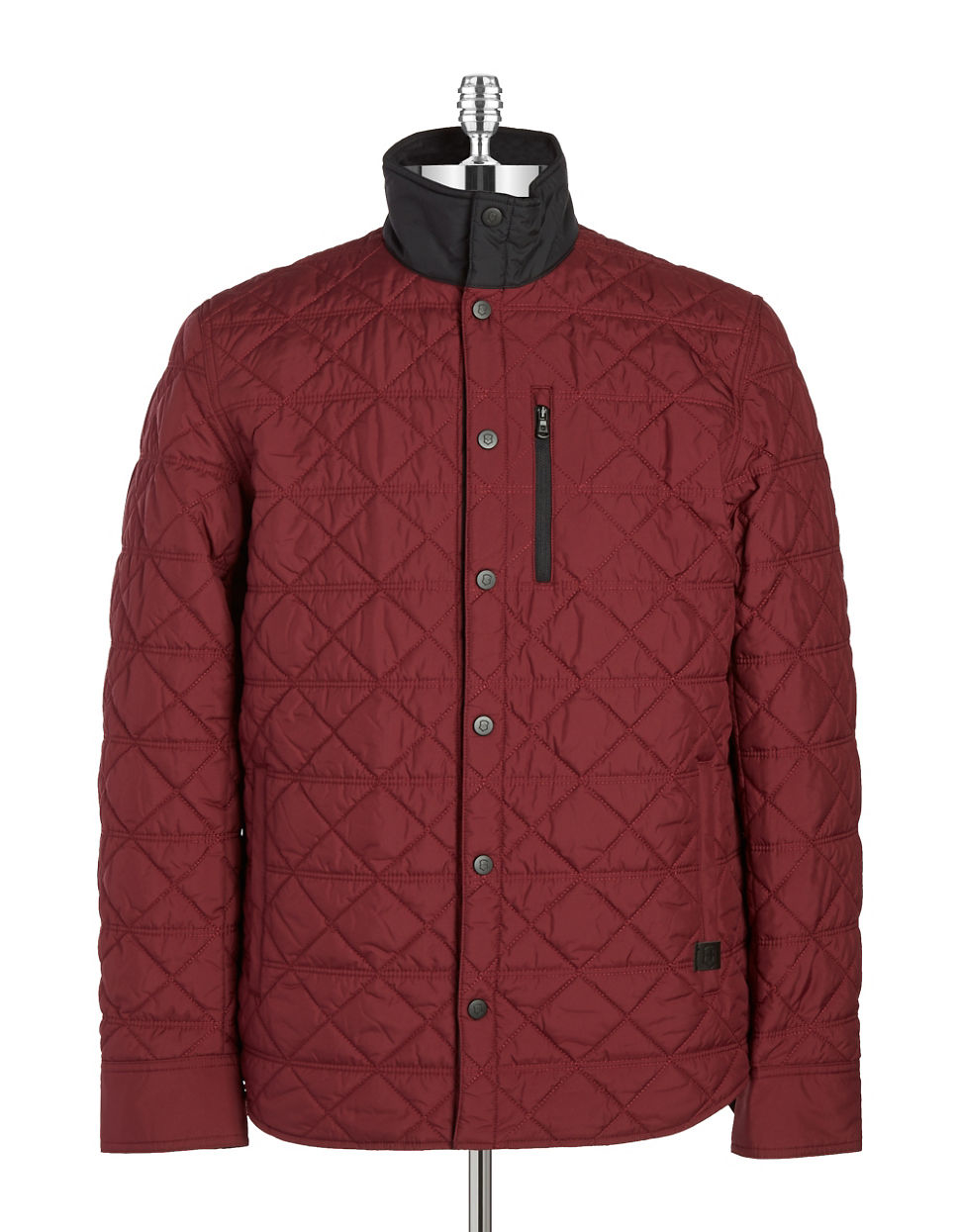 Victorinox Quilted Jacket in Red for Men Lyst