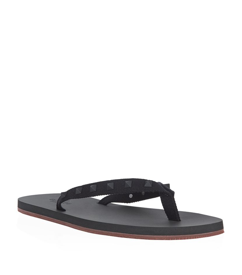 mens valentino flip flops