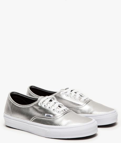 vans authentic silver lining