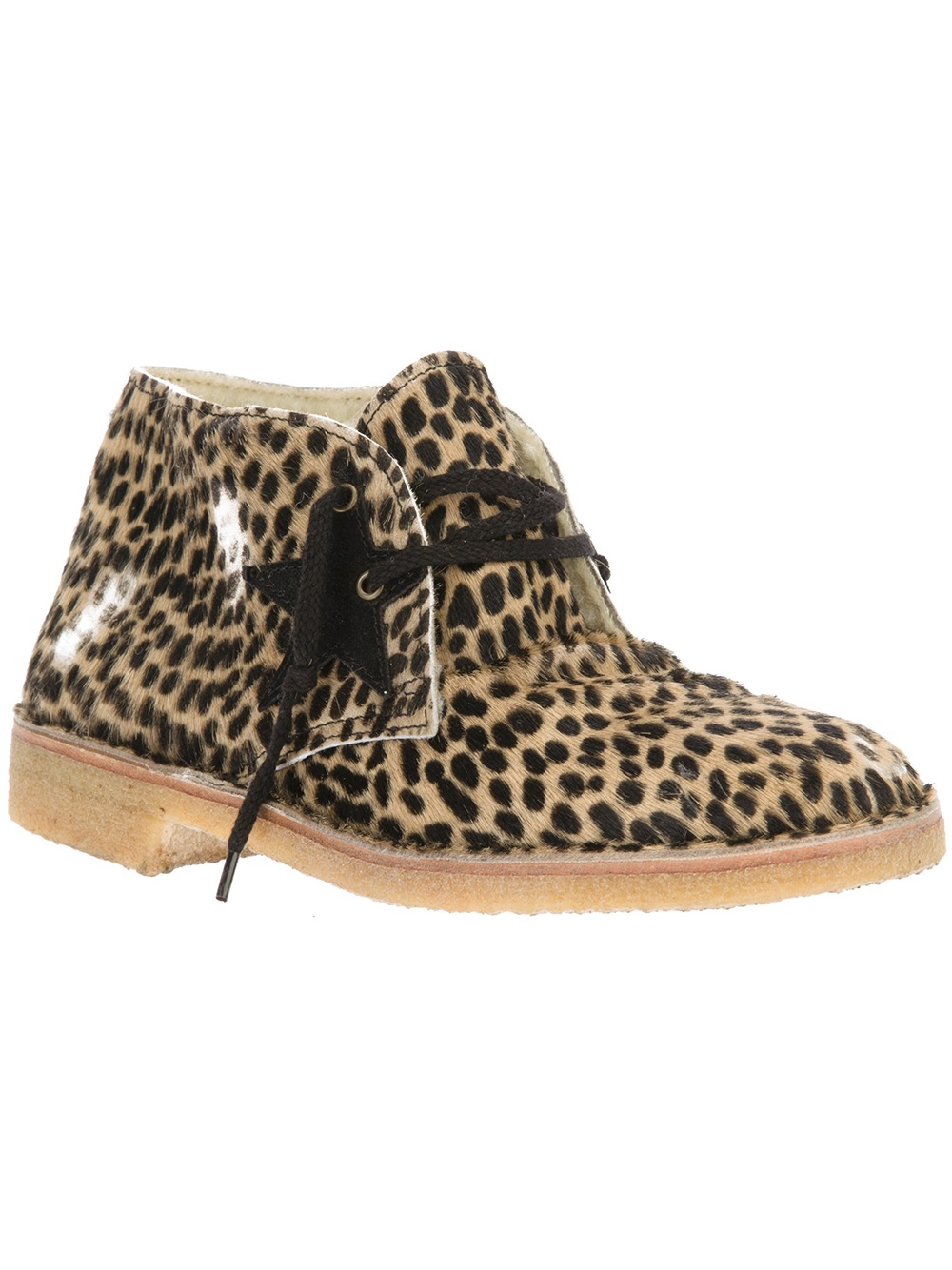 golden goose leopard boots