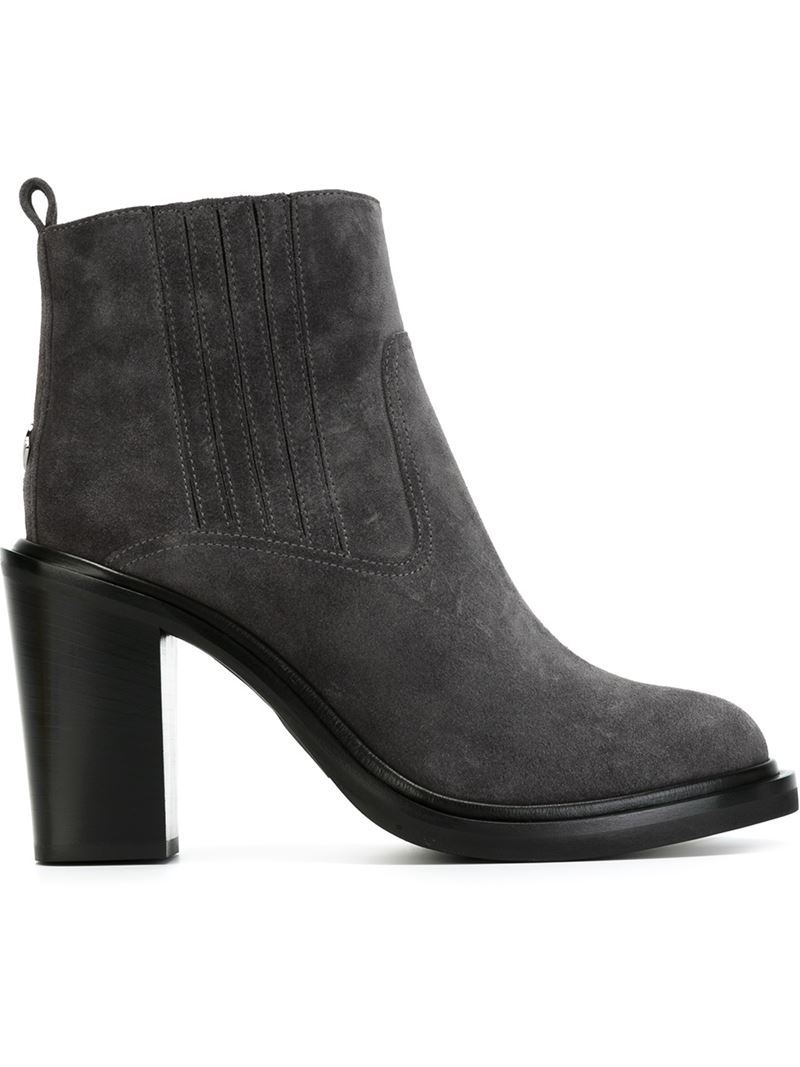 moncler hanya patent chelsea boots