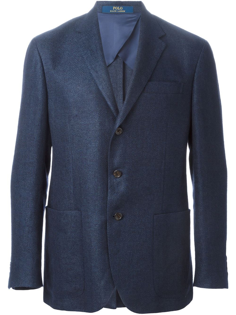 Polo Ralph Lauren Three-Button Blazer in Blue for Men | Lyst
