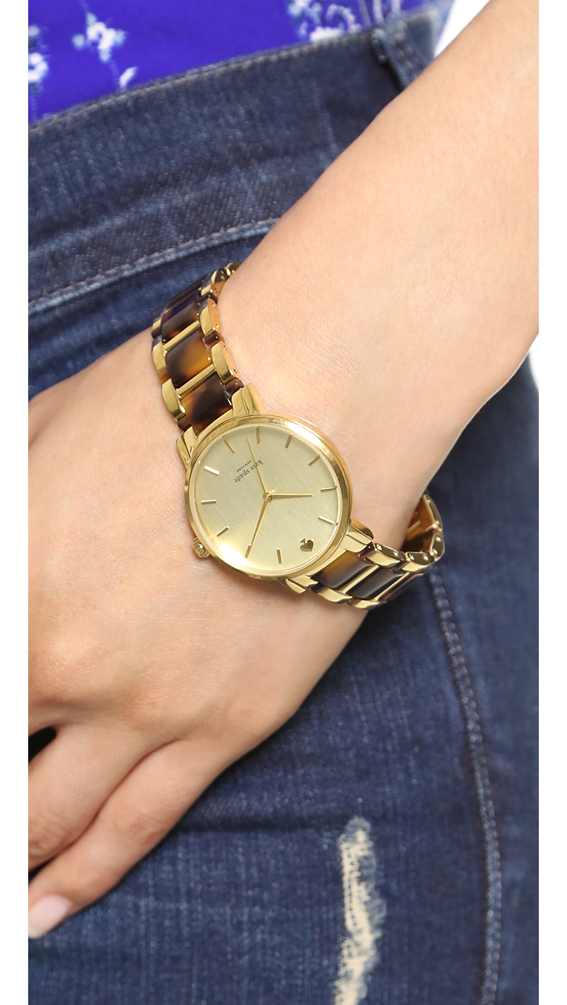 Two Tone Tortoise Gramercy Bracelet Watch Two Tone Tortoise Gramercy Bracelet Watch