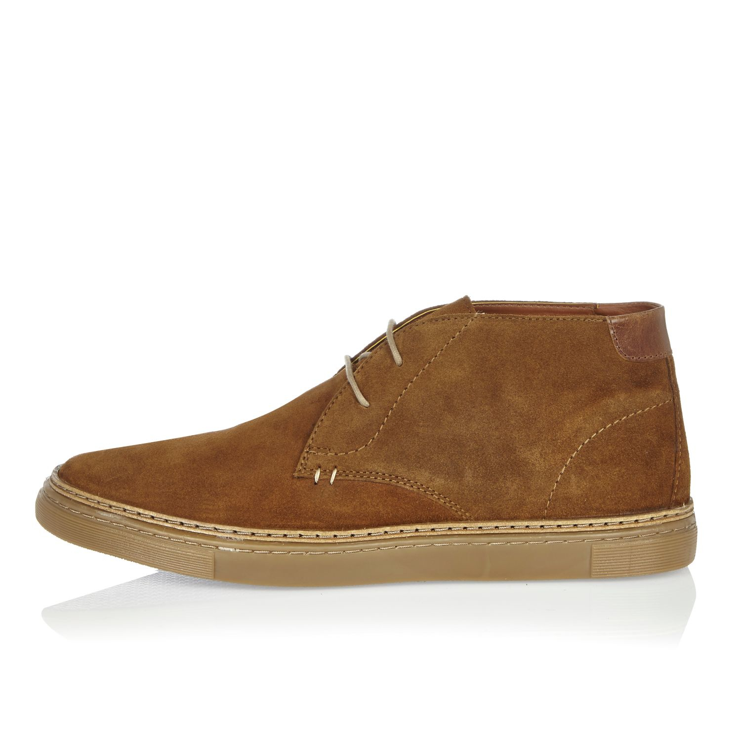 River Island Brown Suede Chukka Boots in Natural for Men Lyst