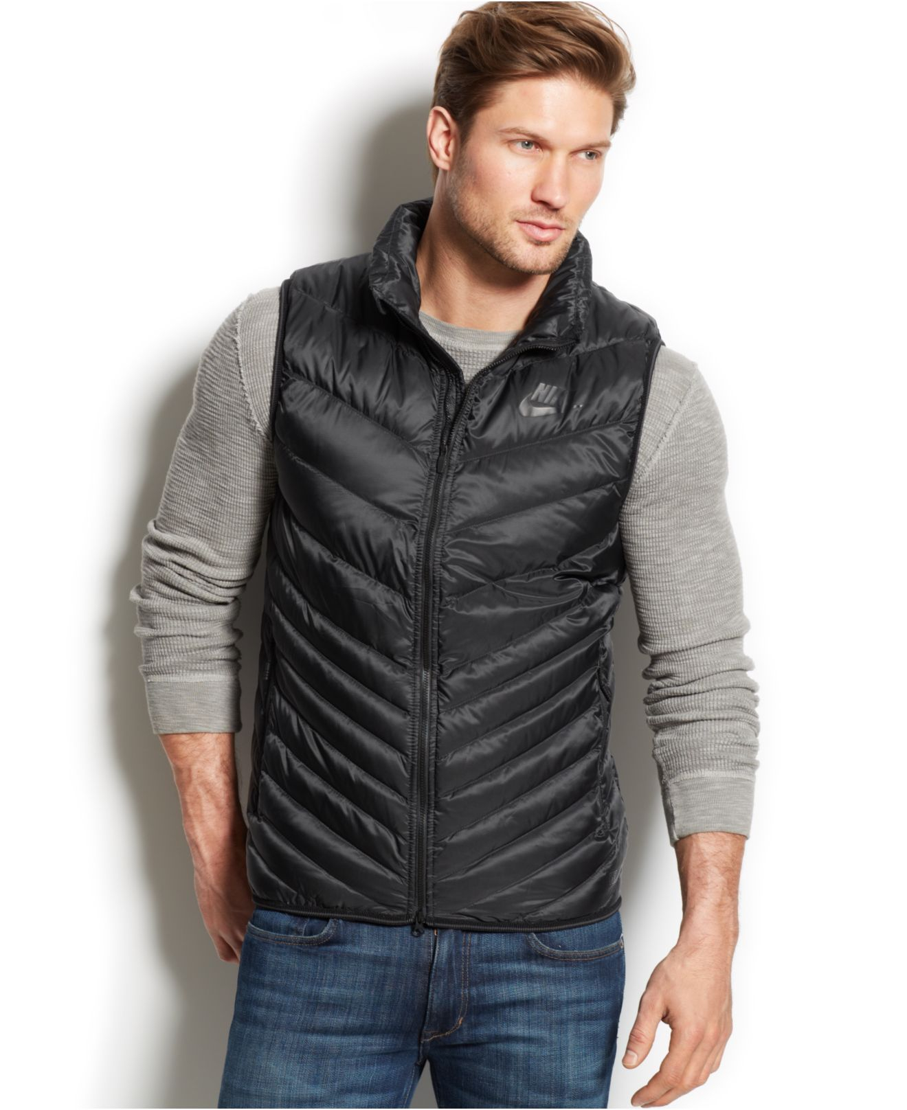 nike quilted vest