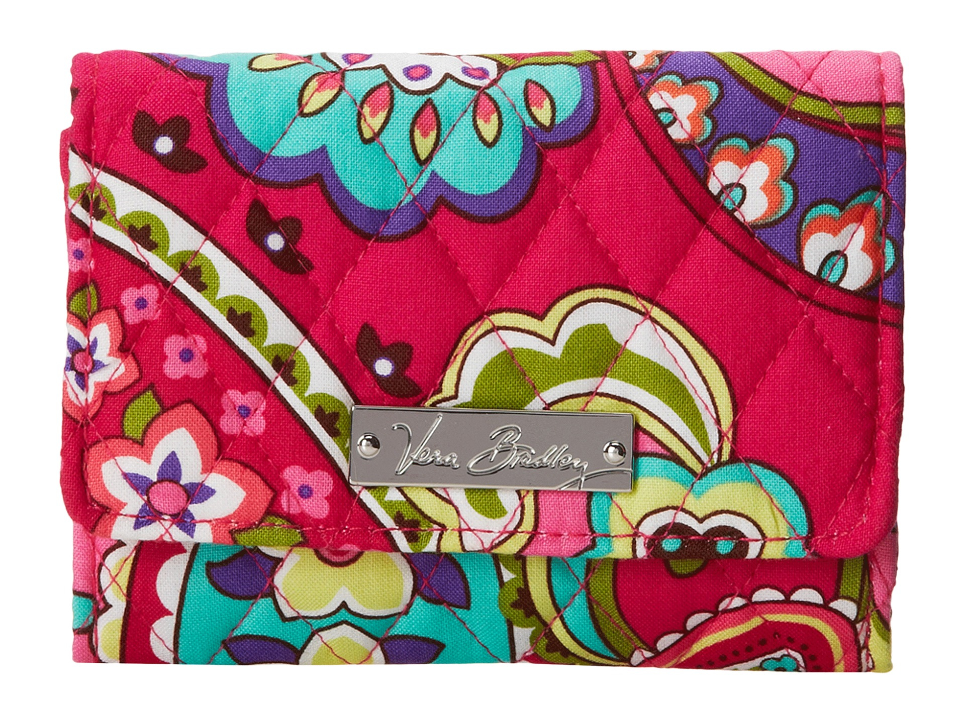 Vera Bradley Small Trifold Wallet in Pink Lyst
