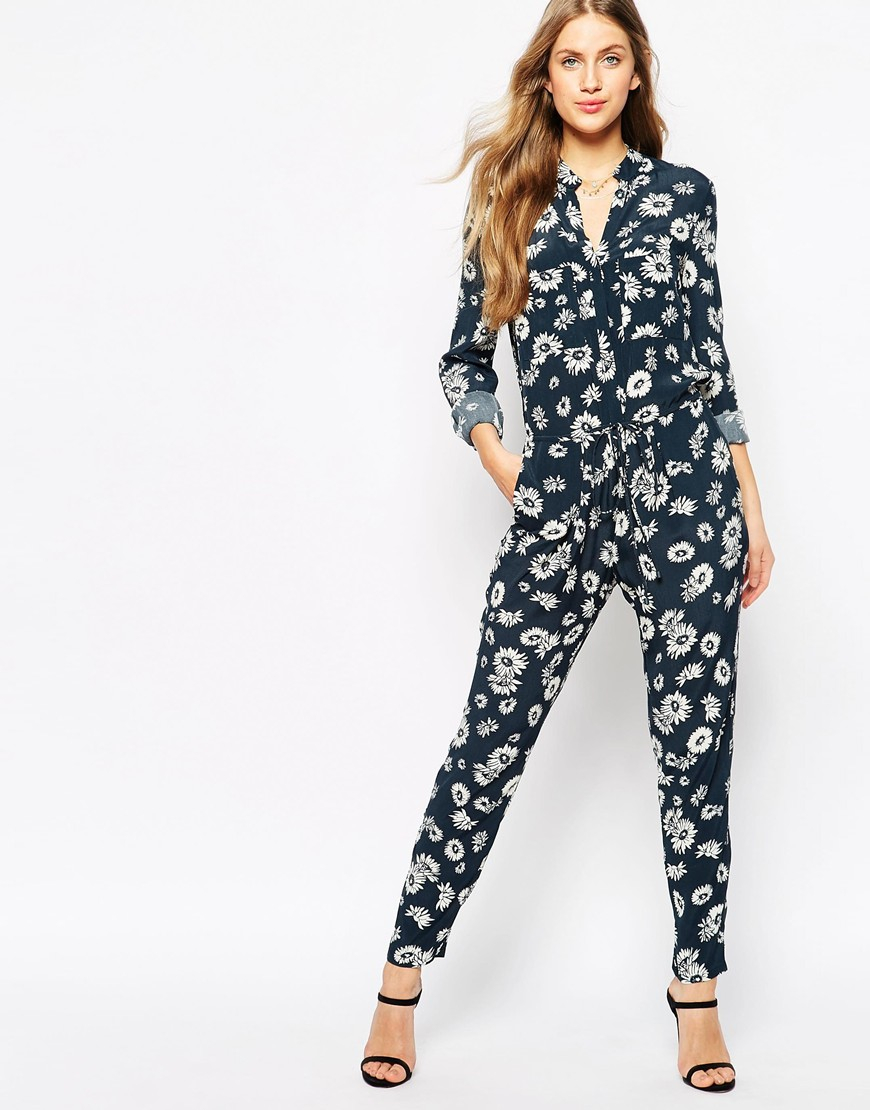 mango floral jumpsuit