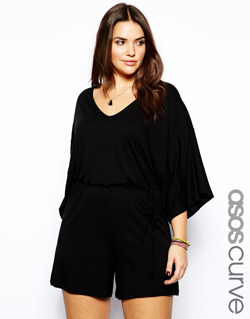 asos curve playsuit