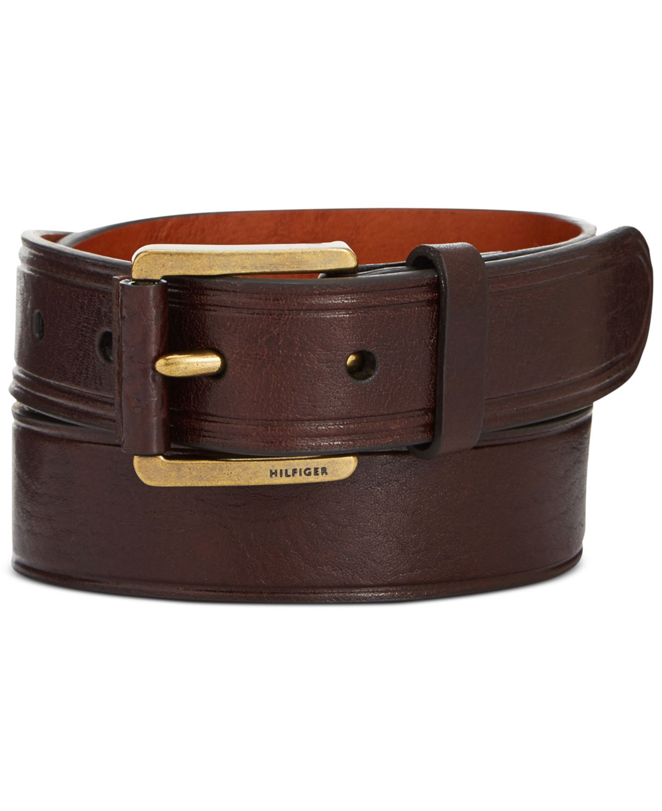 Tommy Hilfiger Leather Nose Buckle Belt in Brown for Men (CHOCOLATE) | Lyst