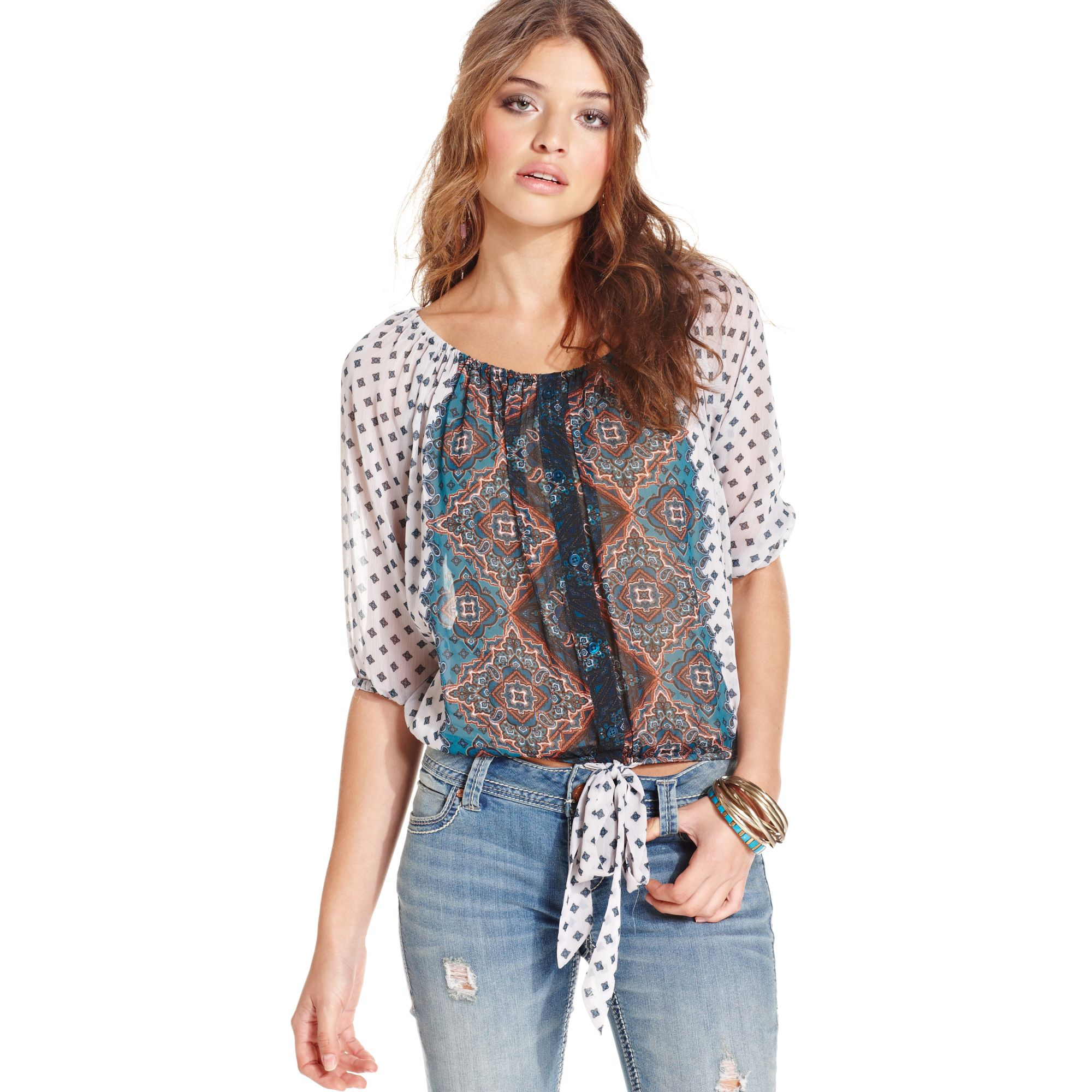 american rag peasant top