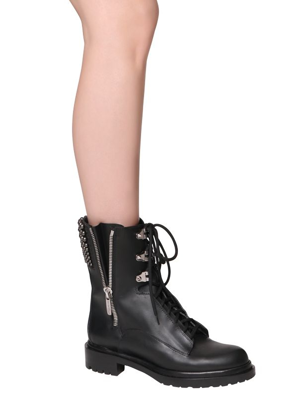sergio rossi combat boots