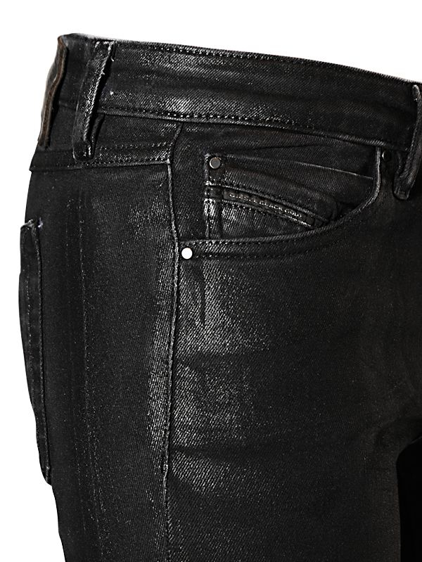 Lyst - Diesel Black Gold Degradé Stretch Denim Skinny Jeans in Black