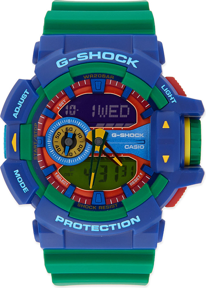 Gshock Crazy Rotary Watch 5398 For Men in Green for Men (Navy/green