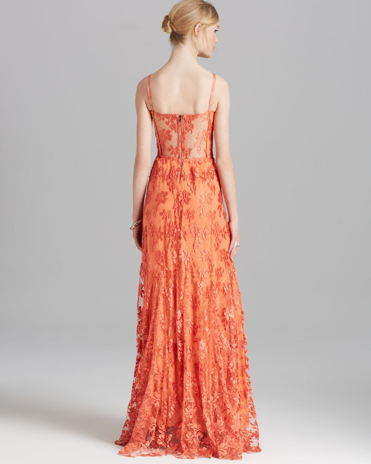 alice and olivia bustier dress