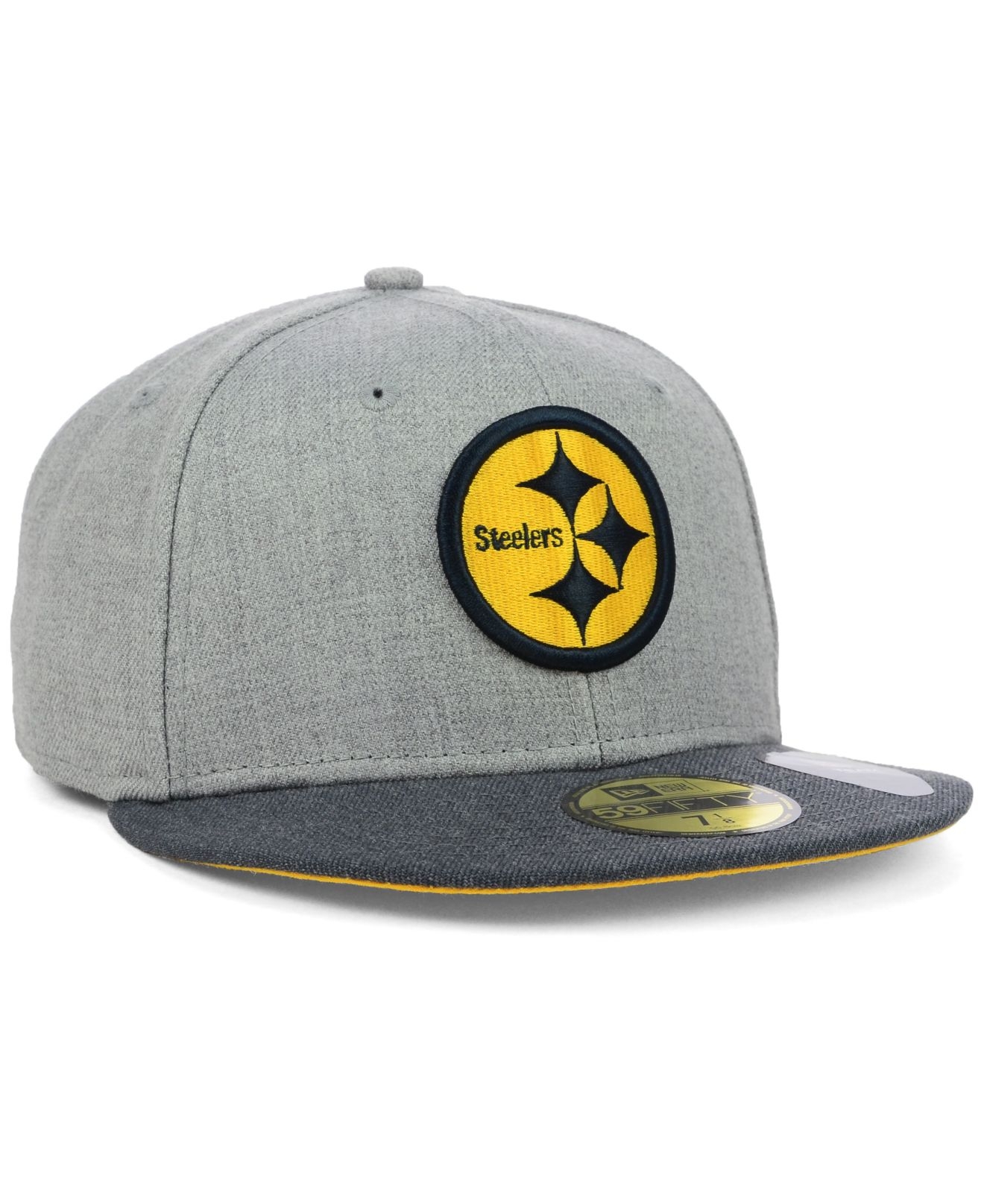 grey pittsburgh steelers hat