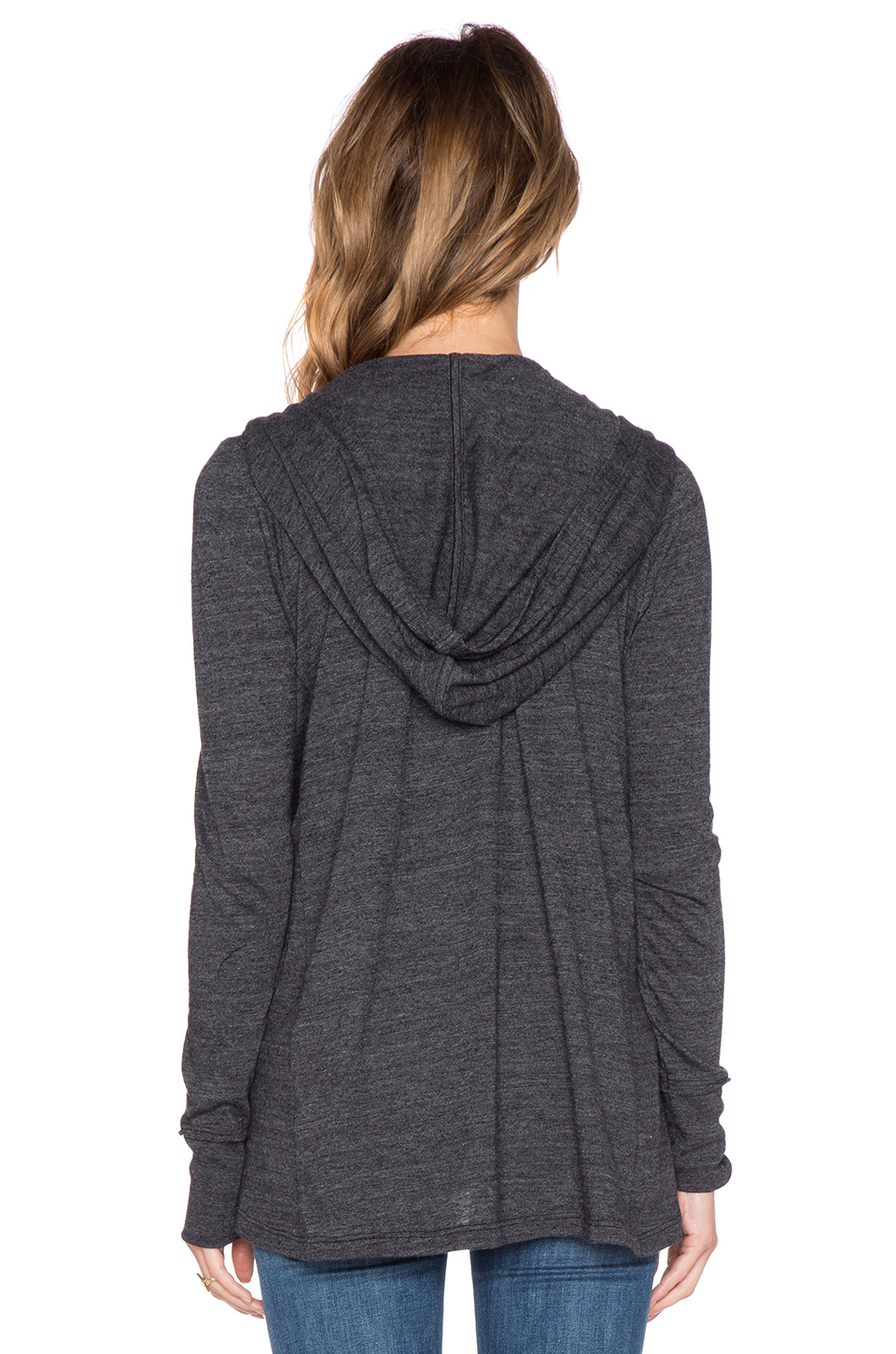 Black Lace High Low Tunic Top