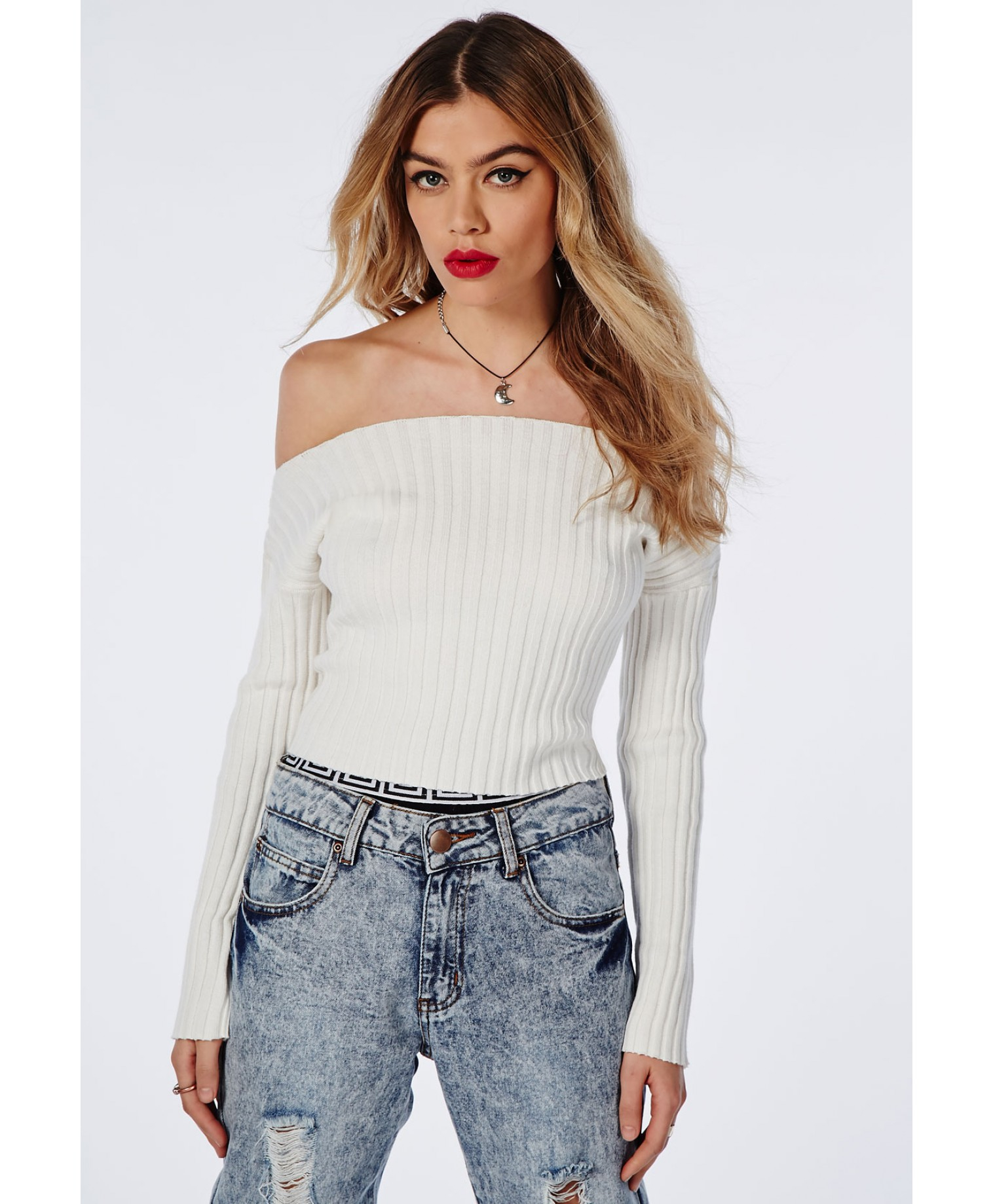 off the shoulder long jumper