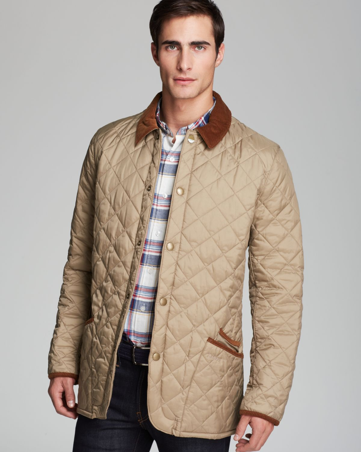 barbour brown quilted jacket