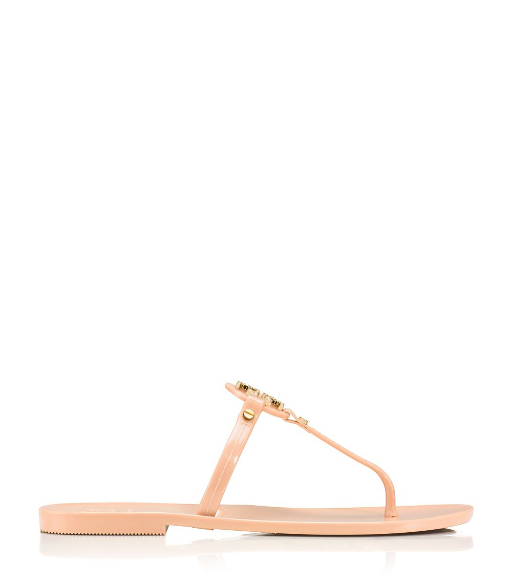 Tory Burch Mini Miller Jelly Thong Sandal in Blush (Pink) - Lyst